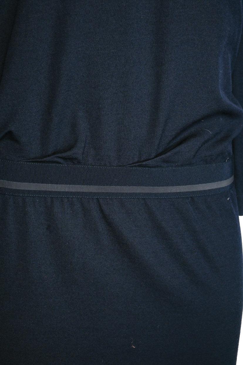 Brunello Cucinelli Size M Long Sleeve Wool Maxi Dress - Image 3