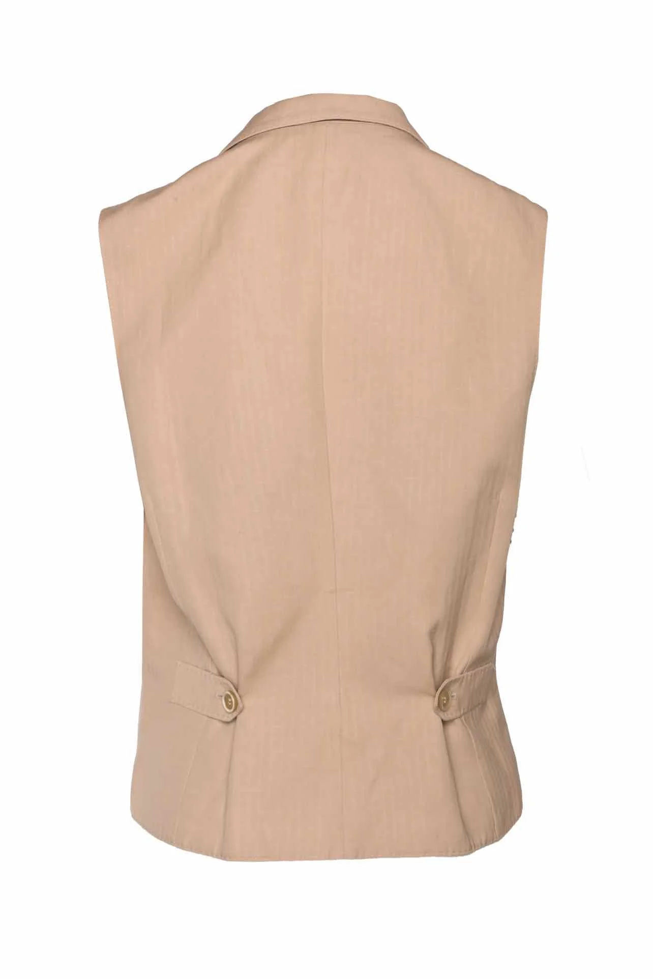 Brunello Cucinelli Size M Men's Double Breasted Wool & Linen Vest - Image 2