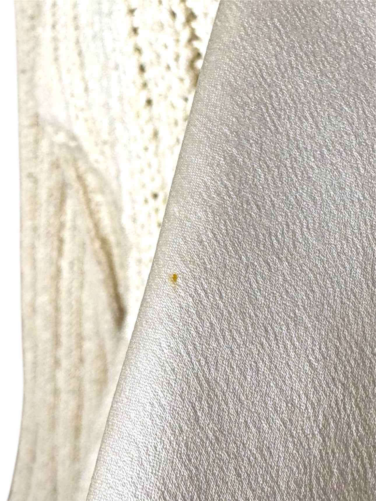 Brunello Cucinelli Size M Metallic Ribbed Cotton Blend Cardigan - Image 5