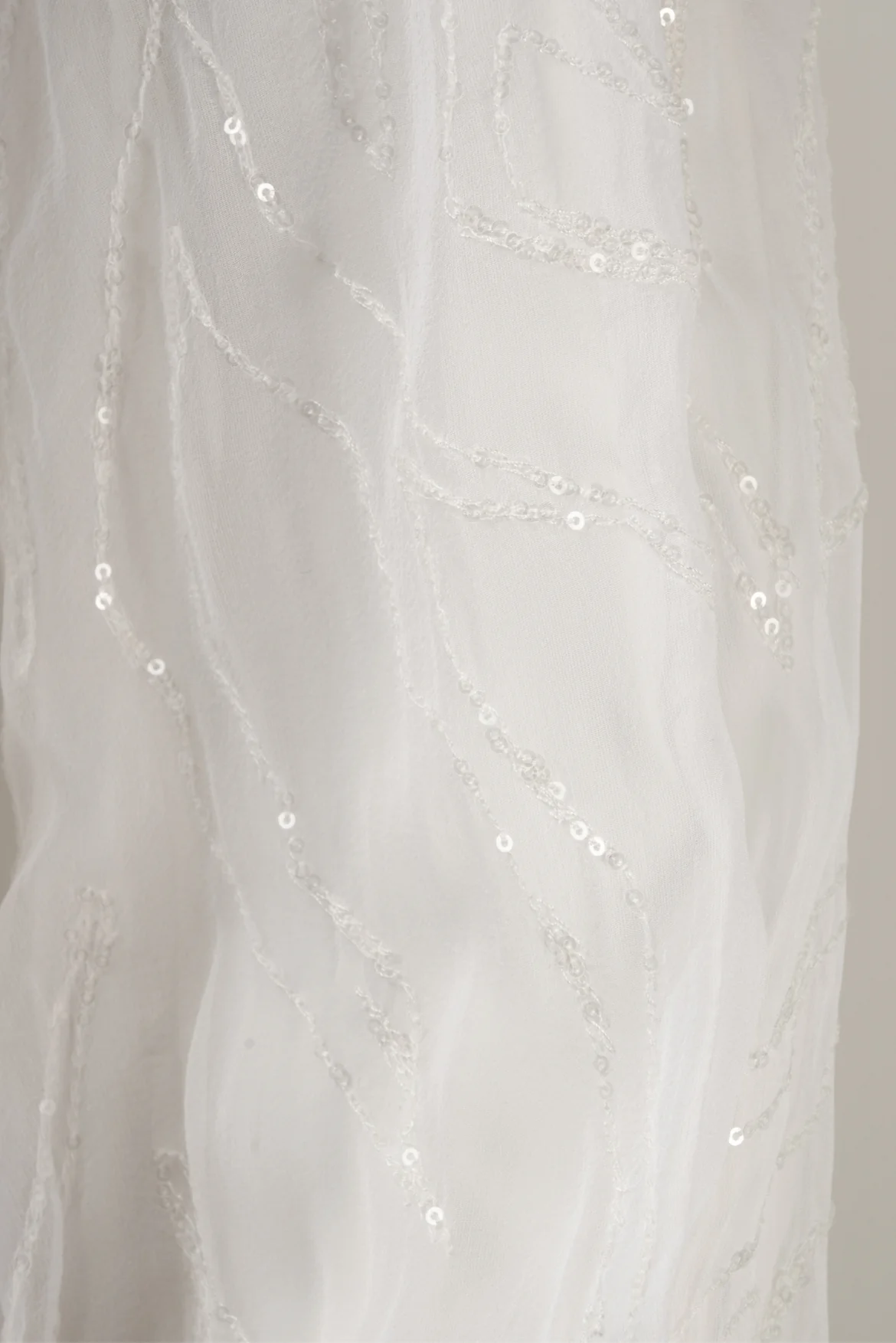 Brunello Cucinelli Size M Sequin Embellished Silk & Cotton Poplin Blouse - Image 3