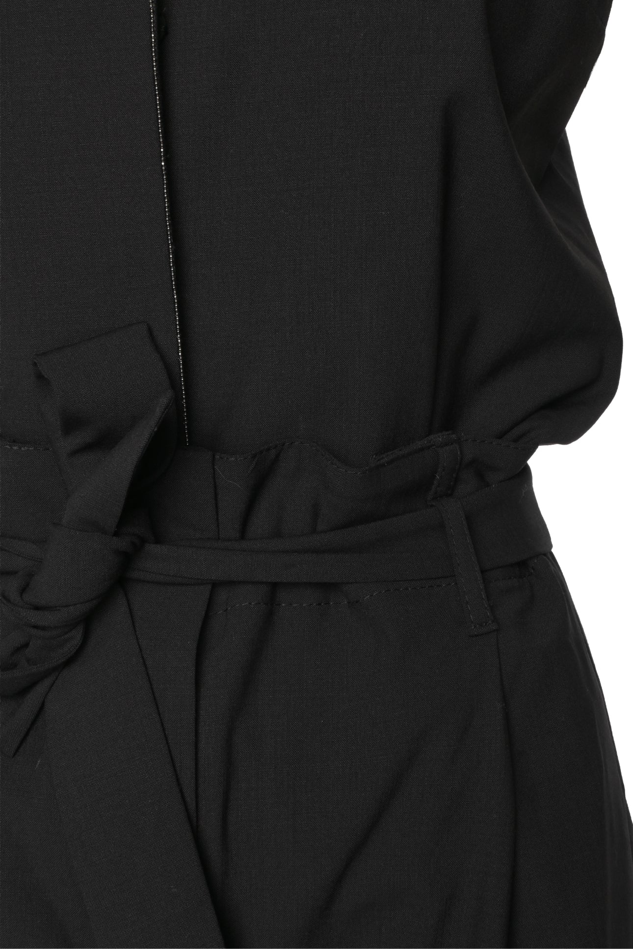 Brunello Cucinelli Size S Monili Beaded Trim Jumpsuit - Image 4