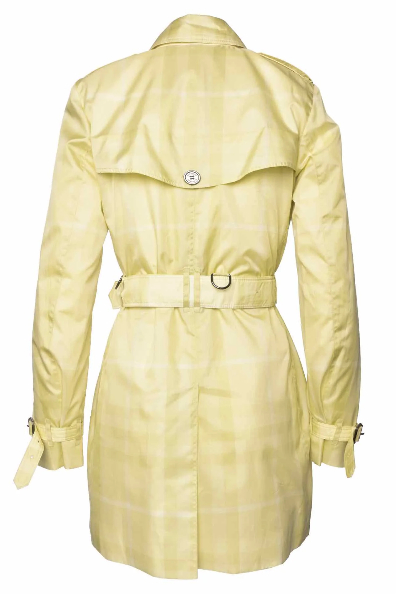 Burberry Brit Size 4 Plaid Trench Coat - Image 2