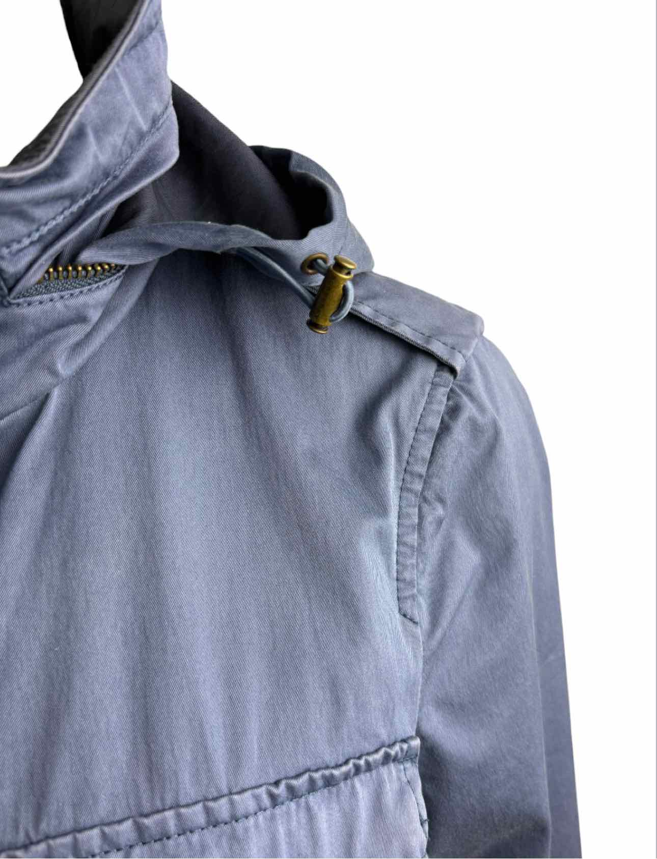 Burberry Brit Size 6 Cotton Blend Hooded Cargo Jacket - Image 3