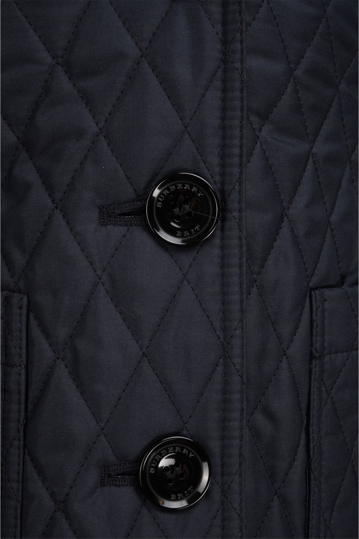 Burberry Brit Size XS Quilted Button Up Jacket - Image 3