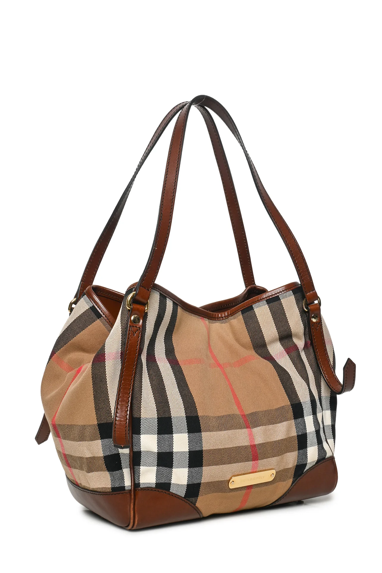 Burberry Canterbury House Check Canvas And Leather Tote - Image 2