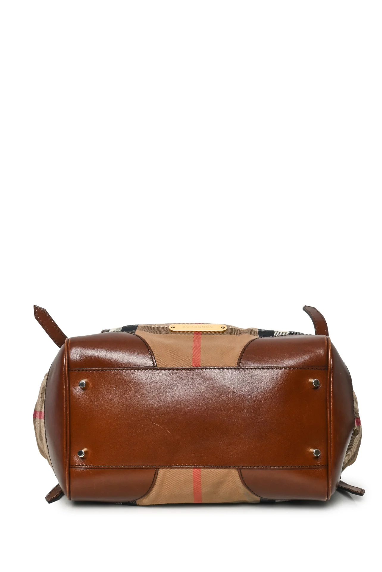 Burberry Canterbury House Check Canvas And Leather Tote - Image 4