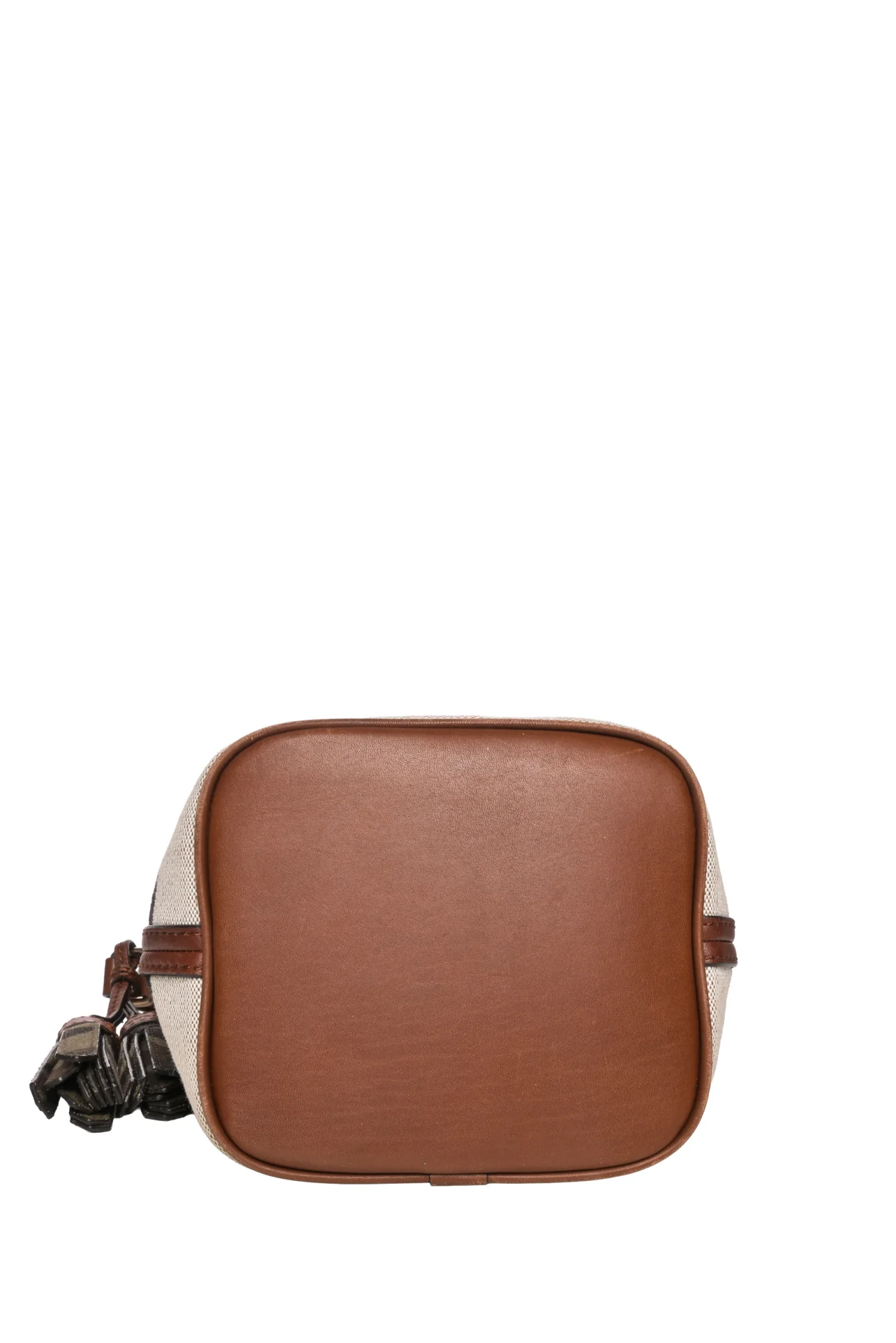 Burberry Canvas Camouflage Ashby Bucket Bag Crossbody - Image 5