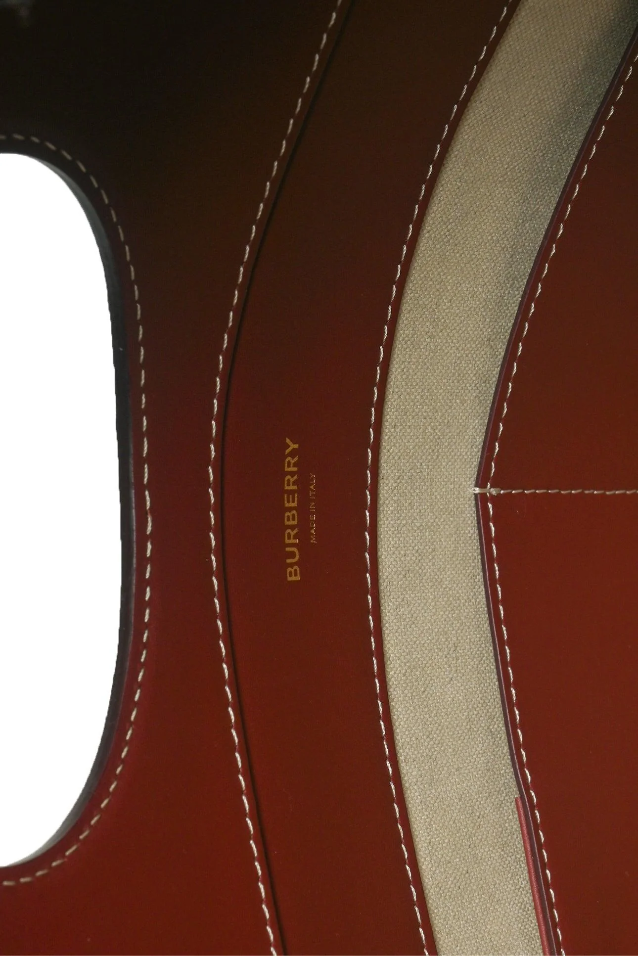 Burberry Canvas & Leather Medium Pocket Bag - Image 7