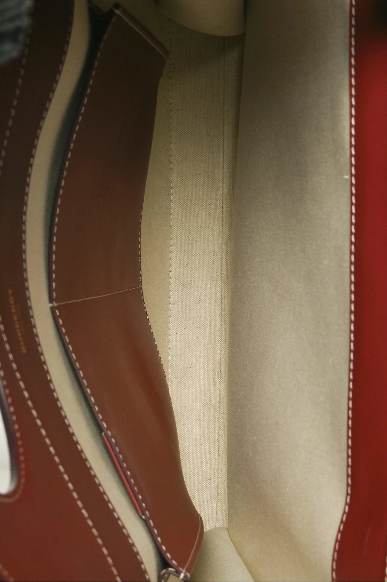 Burberry Canvas & Leather Medium Pocket Bag - Image 8