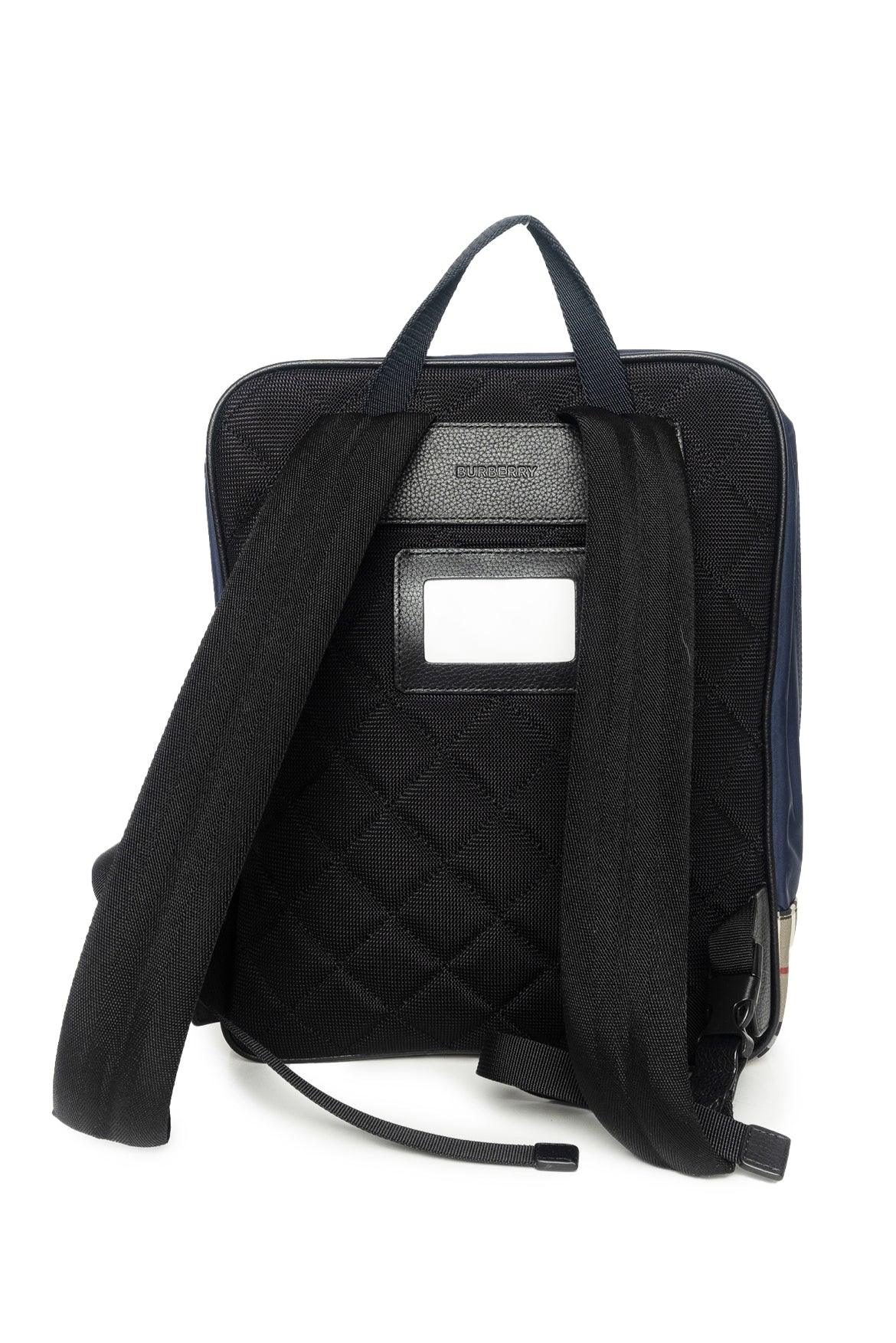 Burberry Check Canvas & Quilted Nylon BackPack - Image 3