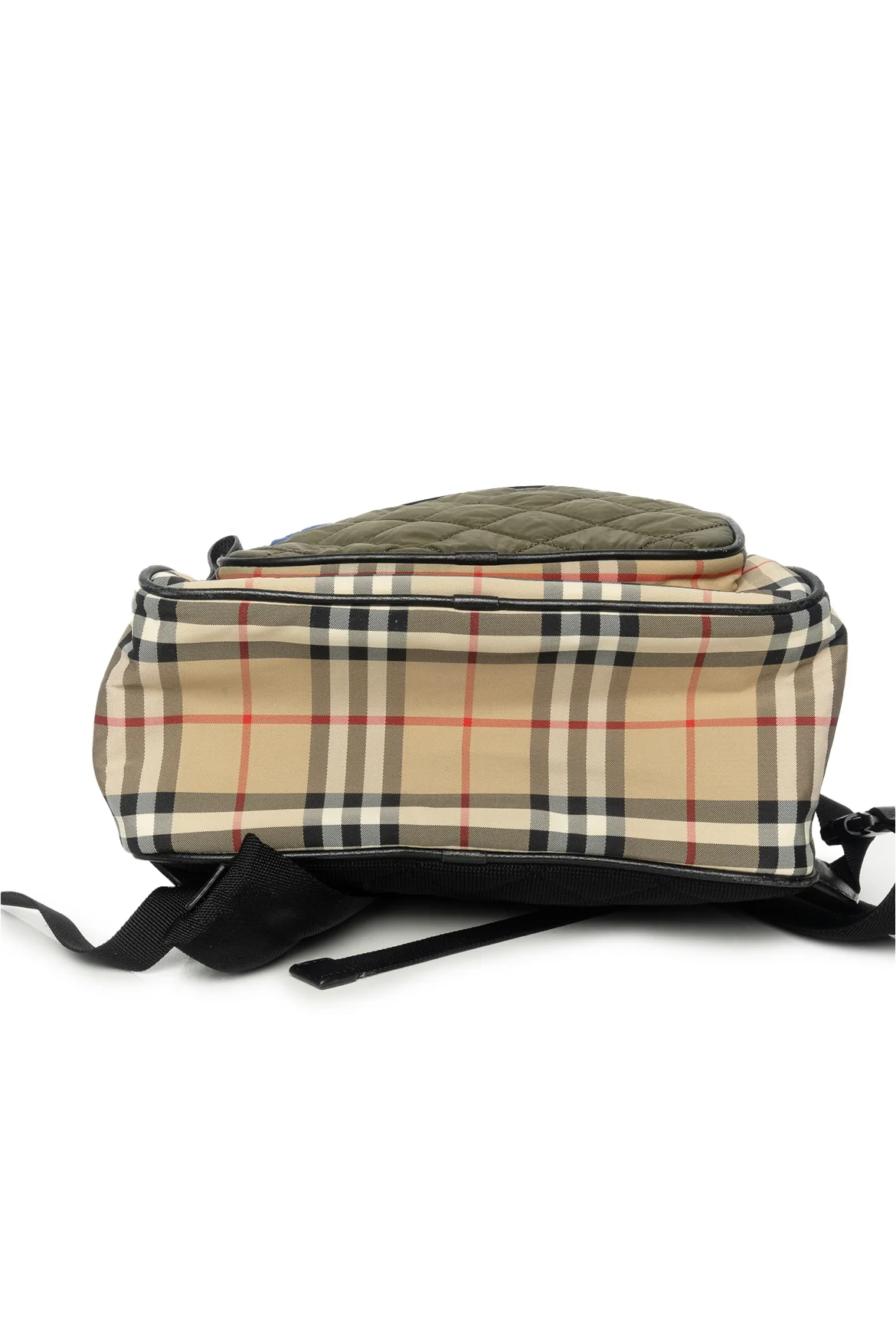 Burberry Check Canvas & Quilted Nylon BackPack - Image 5