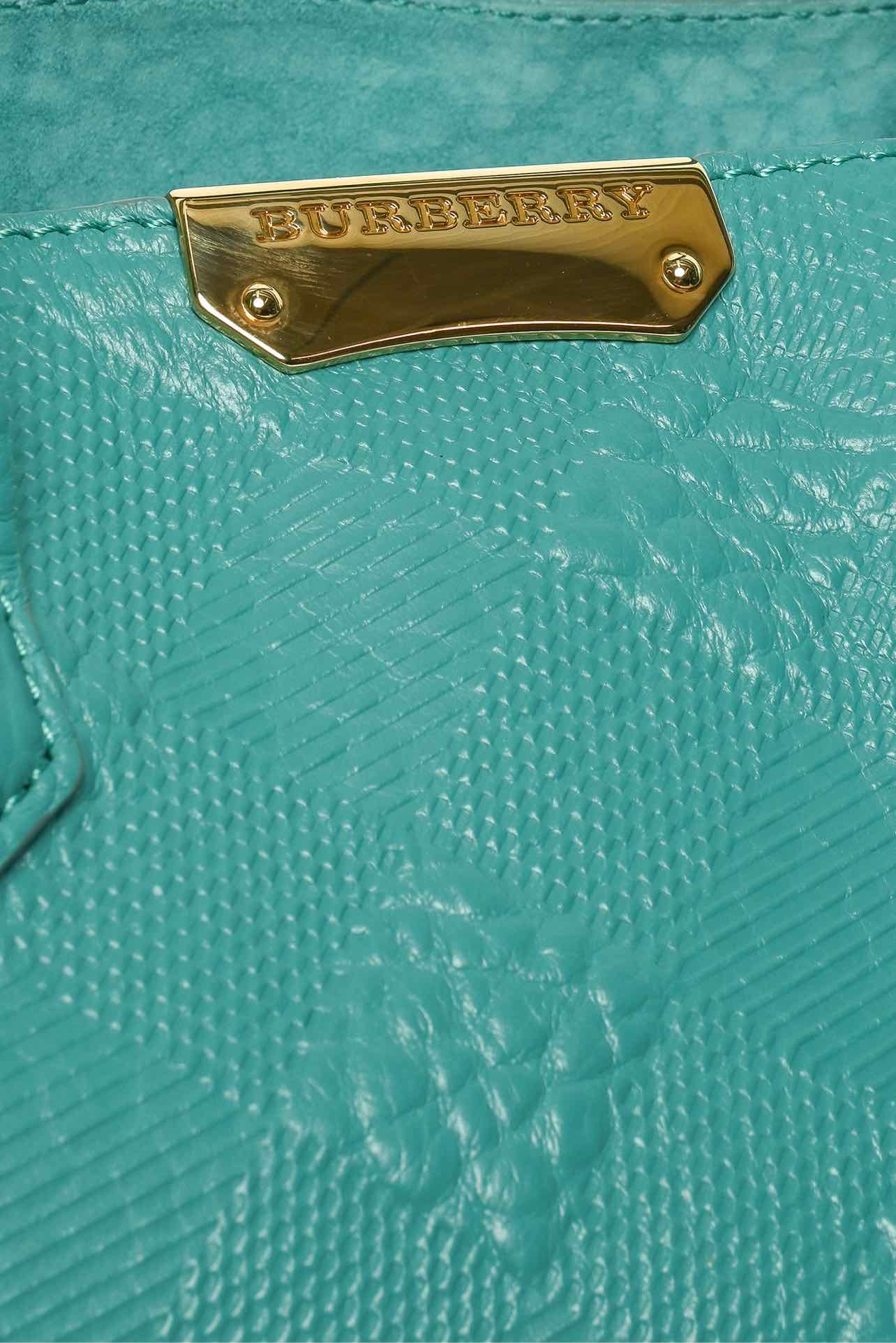 Burberry Embossed Check Leather Dewsbury Tote - Image 6