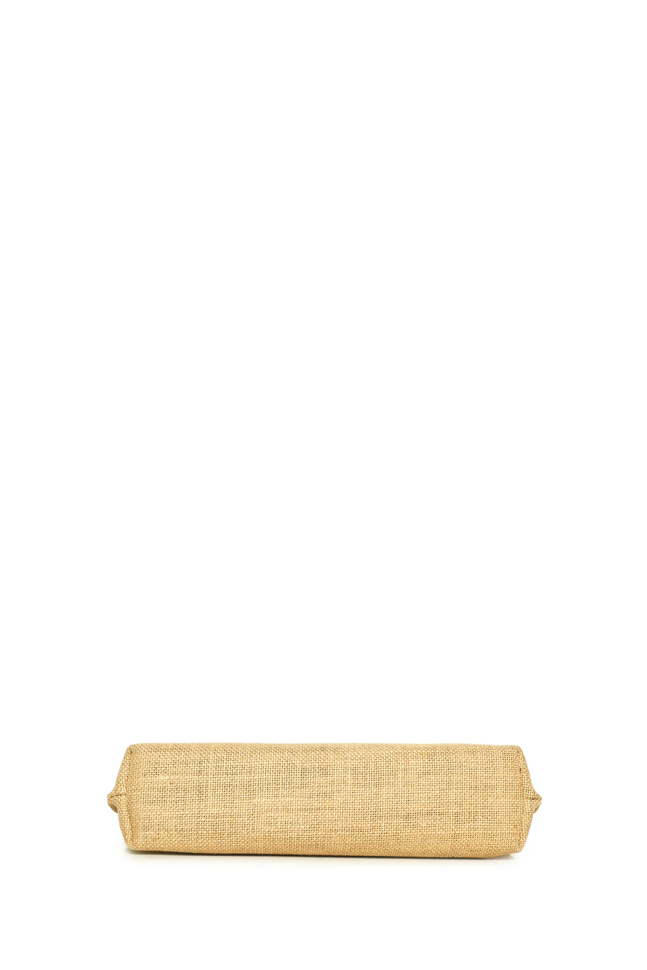 Burberry Logo Print Jute Clutch - Image 3