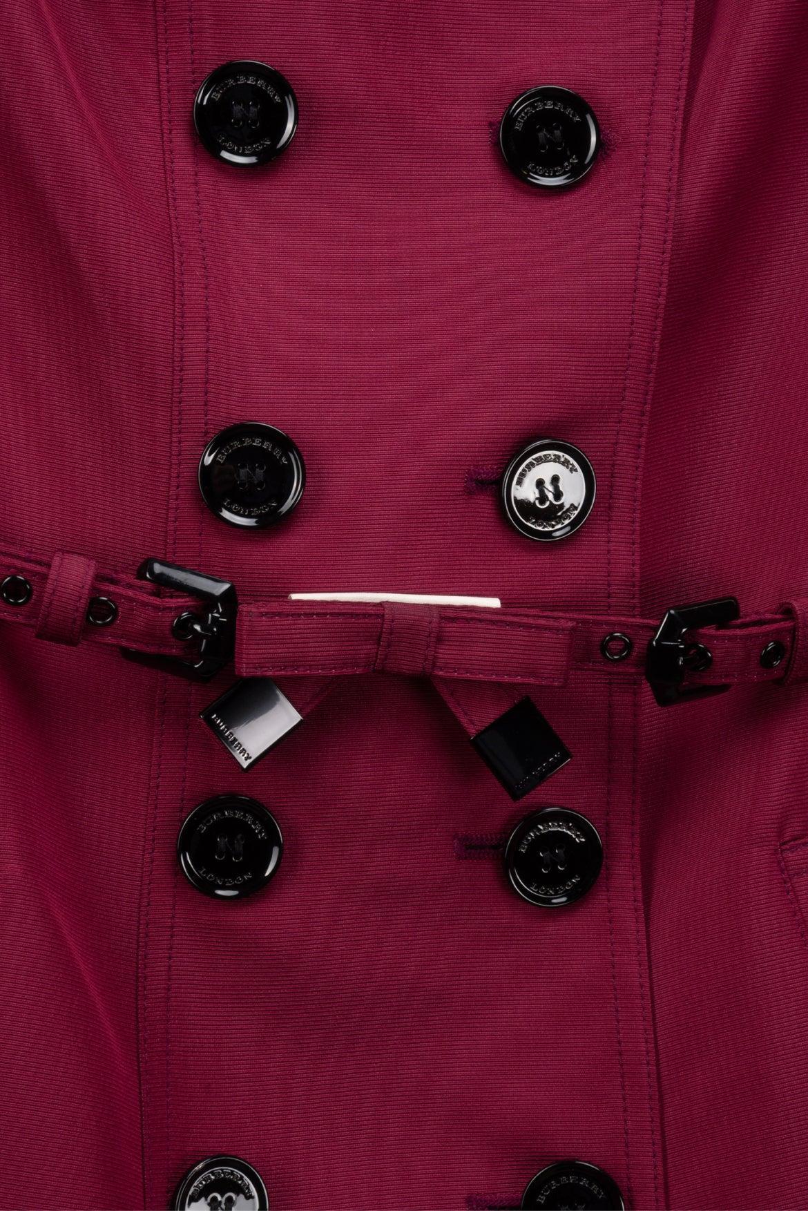 Burberry London Size 2 Double Breasted Trench Coat - Image 3
