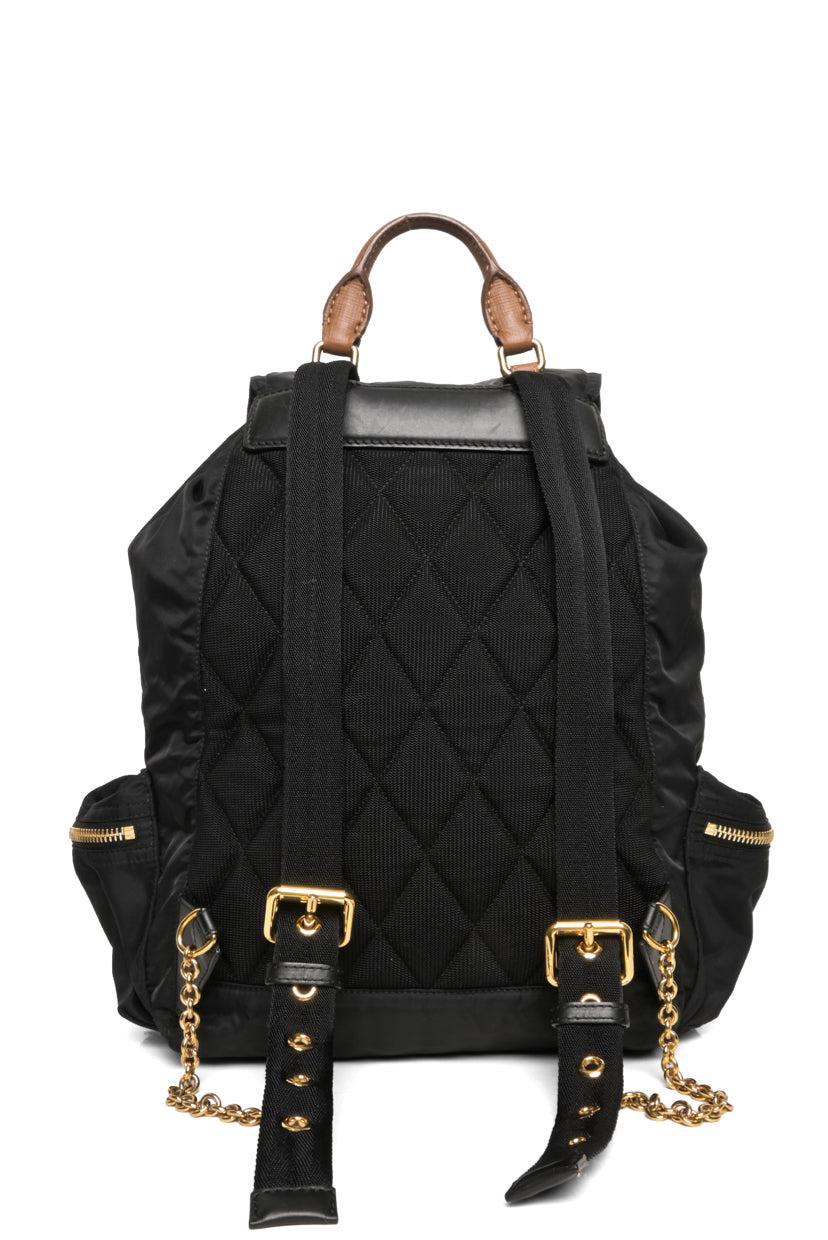 Burberry Rucksack Leather Trimmed BackPack - Image 3