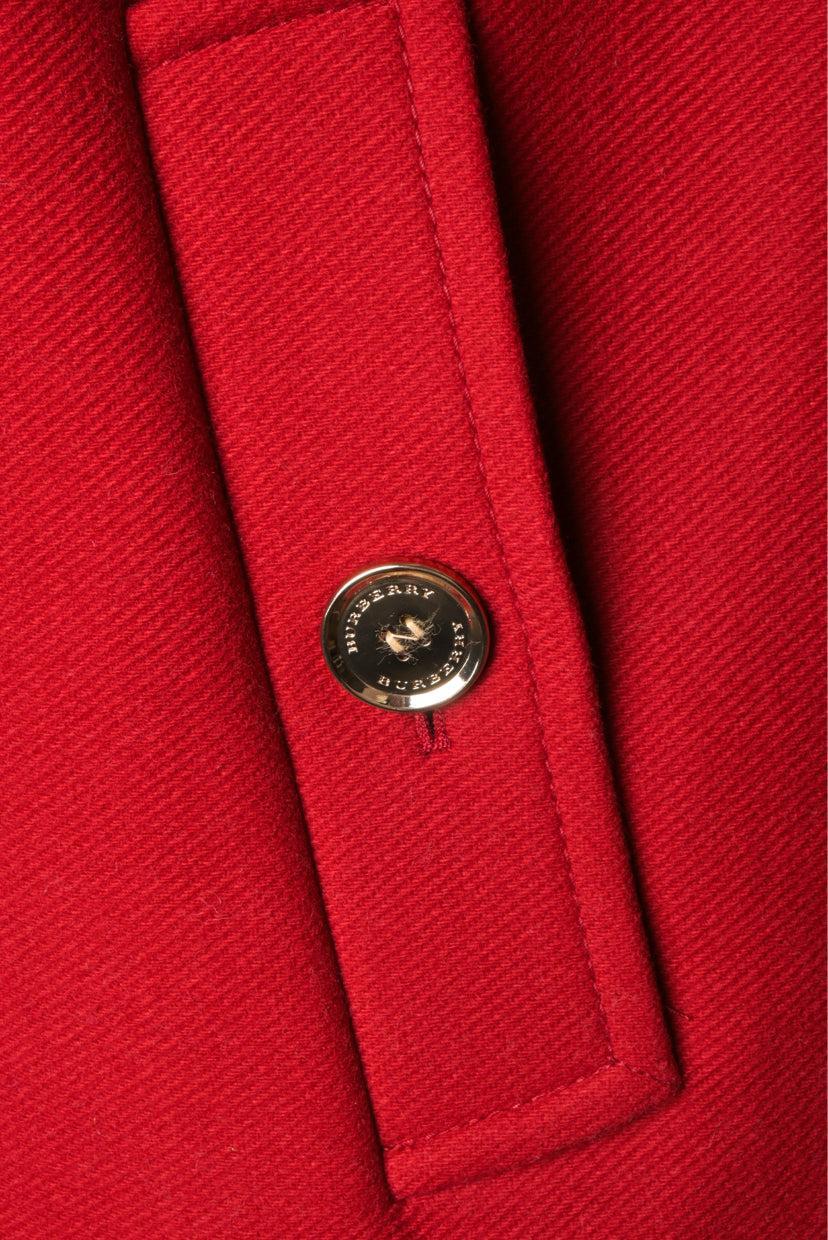 Burberry Size 0 Wool Coat - Image 4