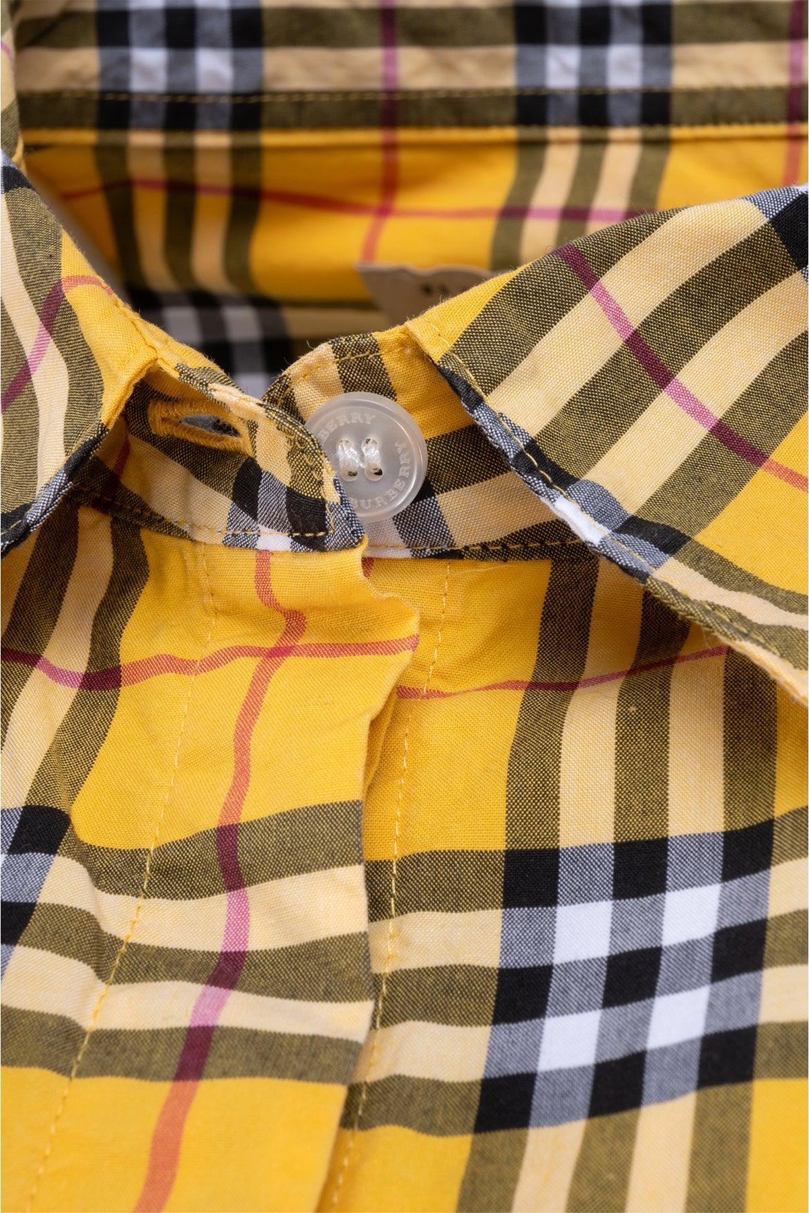 Burberry Size 12 Nova Check Blouse - Image 3