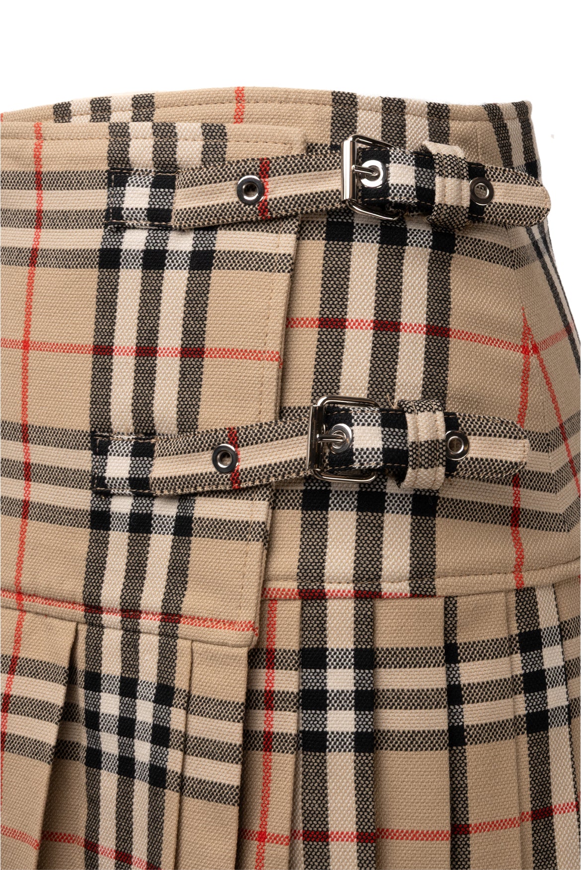 Burberry Size 2 Wool Check Mini Kilt - Image 3