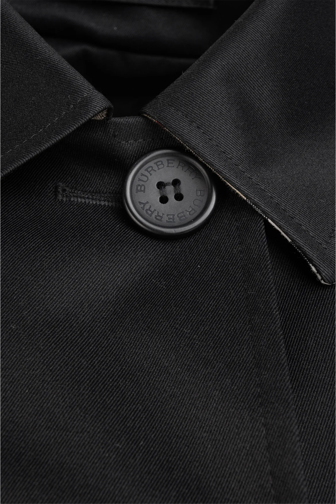 Burberry Size 2 Wool-Lined Poly Blend Mid-Length Coat - Image 3