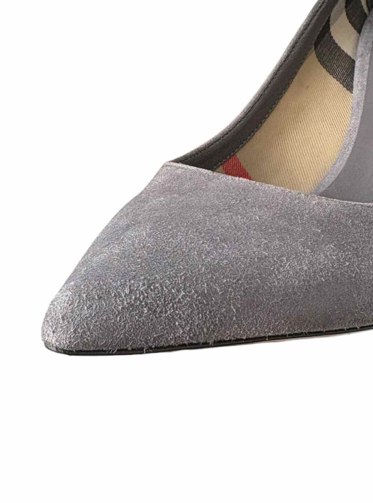 Burberry Size 35 Suede Pumps - Image 9