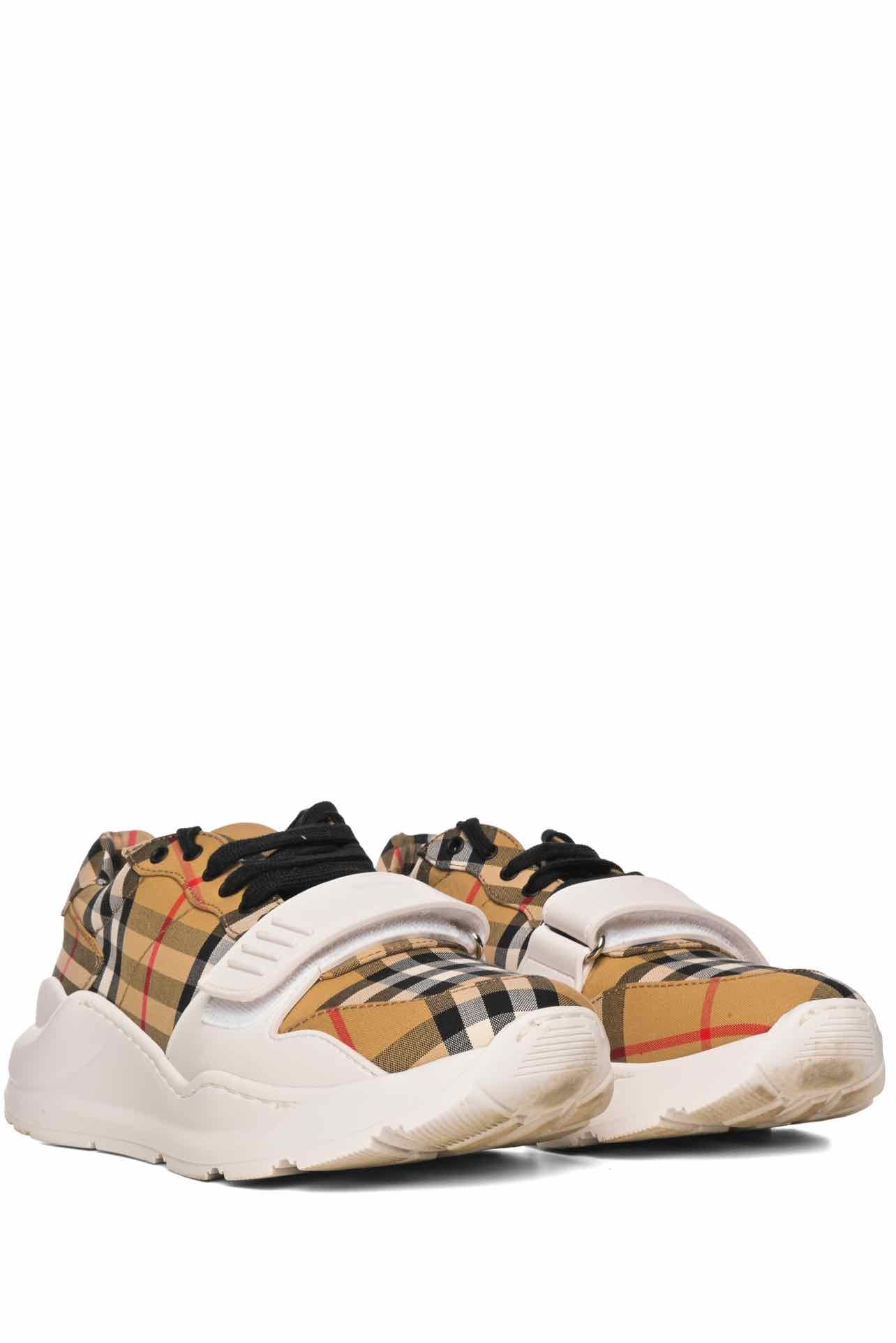 Burberry Size 38 Regis Low Vintage Check Sneaker - Image 2