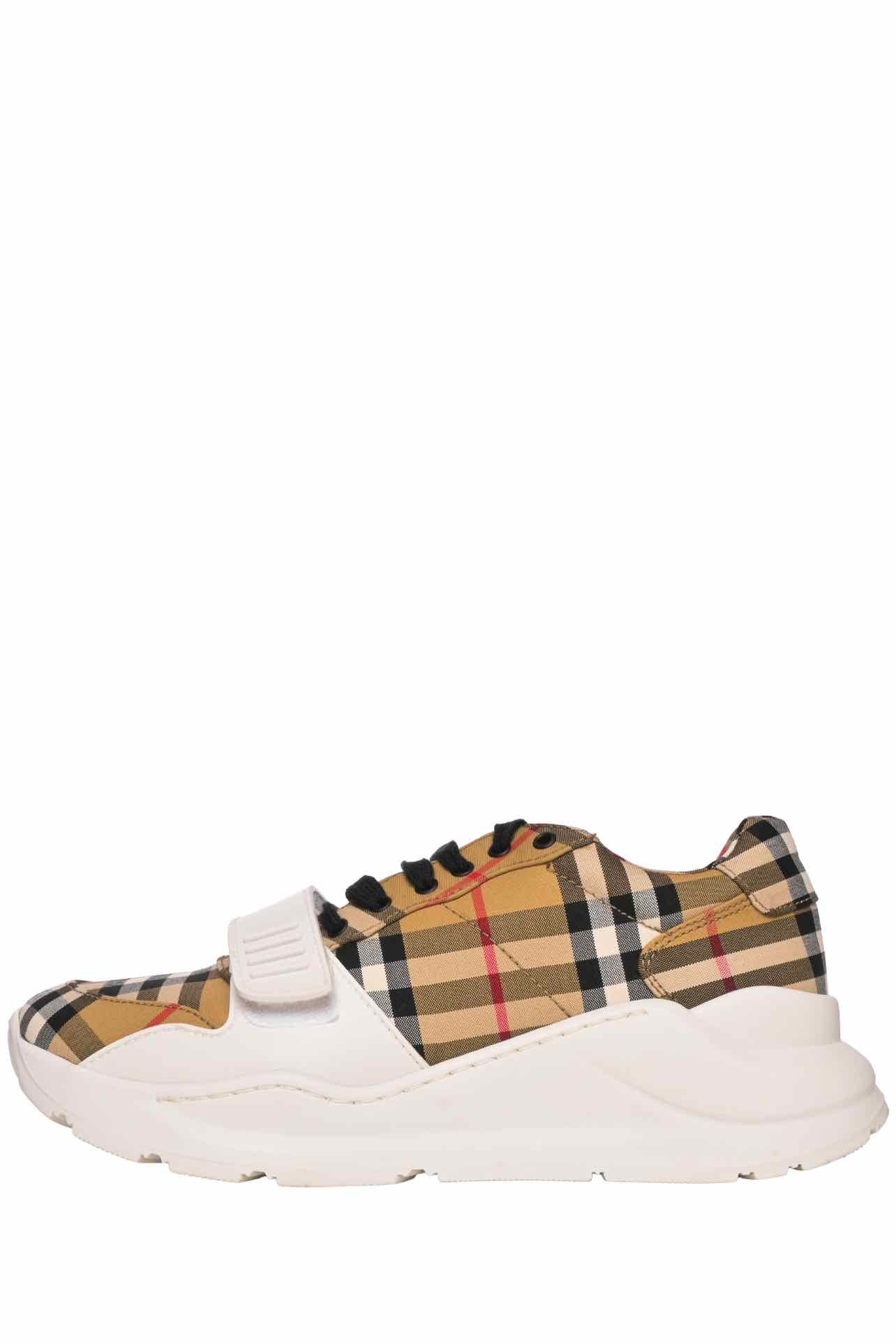 Burberry Size 38 Regis Low Vintage Check Sneaker - Image 3