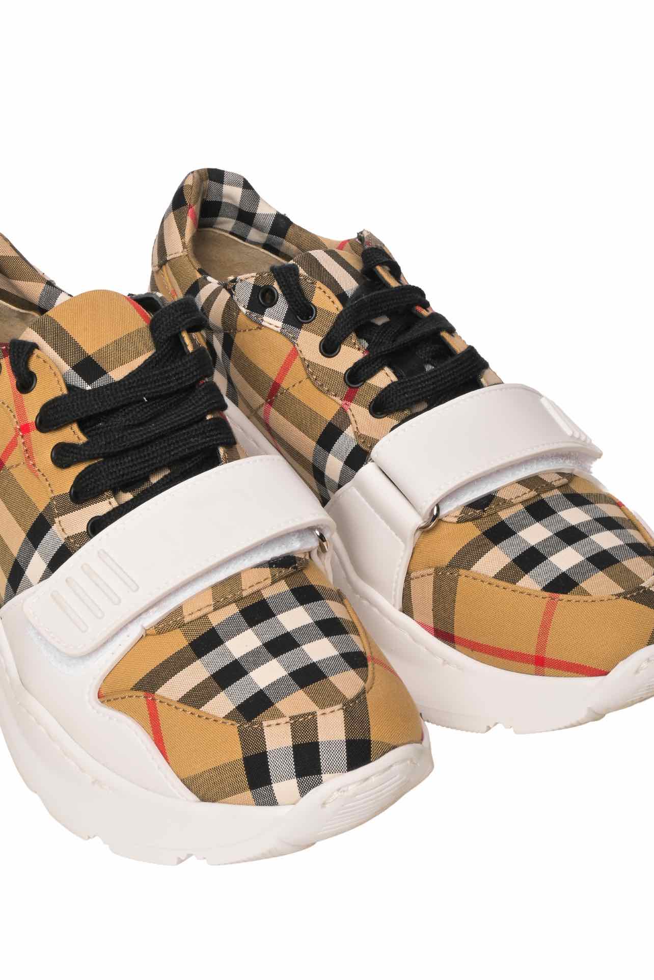 Burberry Size 38 Regis Low Vintage Check Sneaker - Image 4
