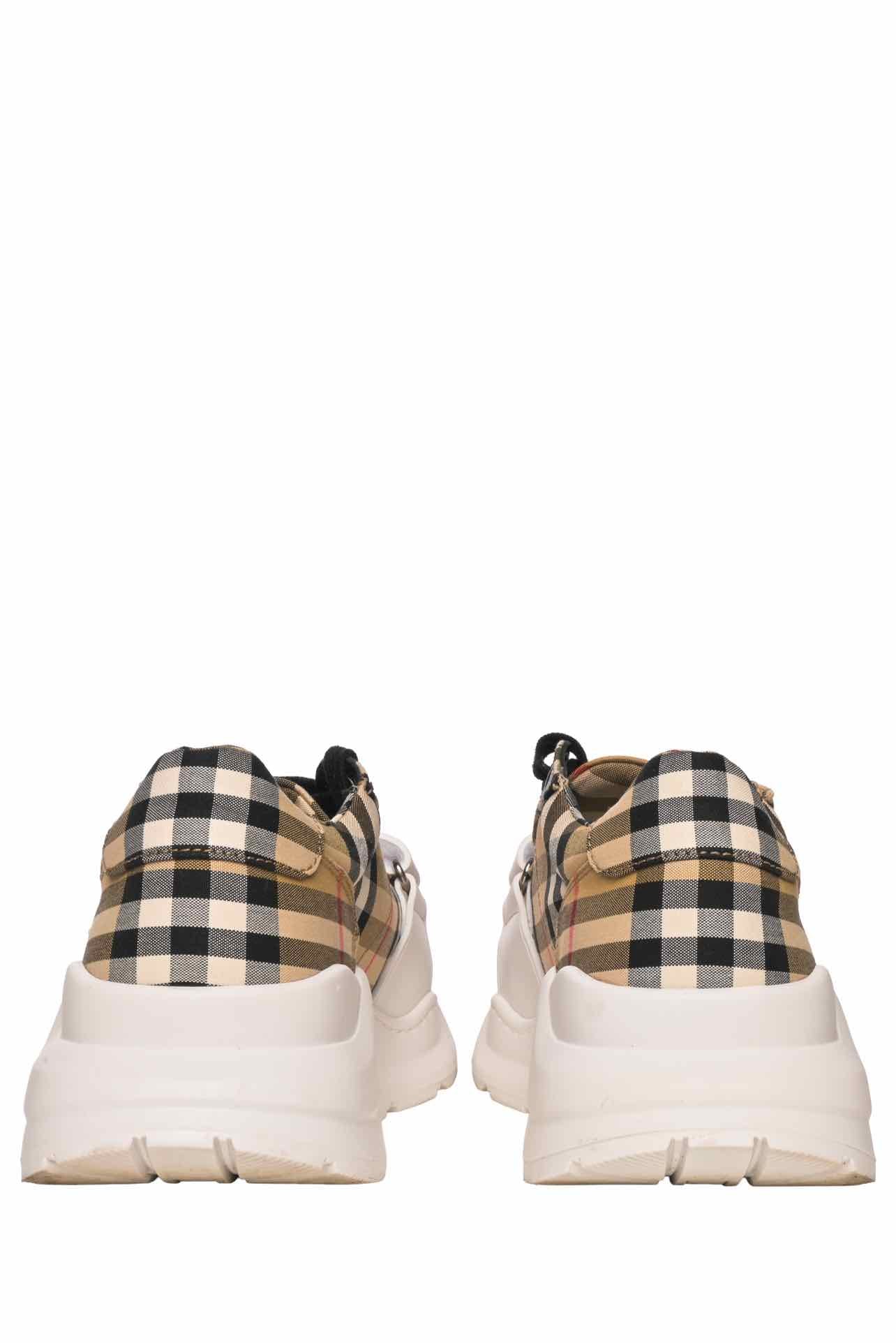 Burberry Size 38 Regis Low Vintage Check Sneaker - Image 5