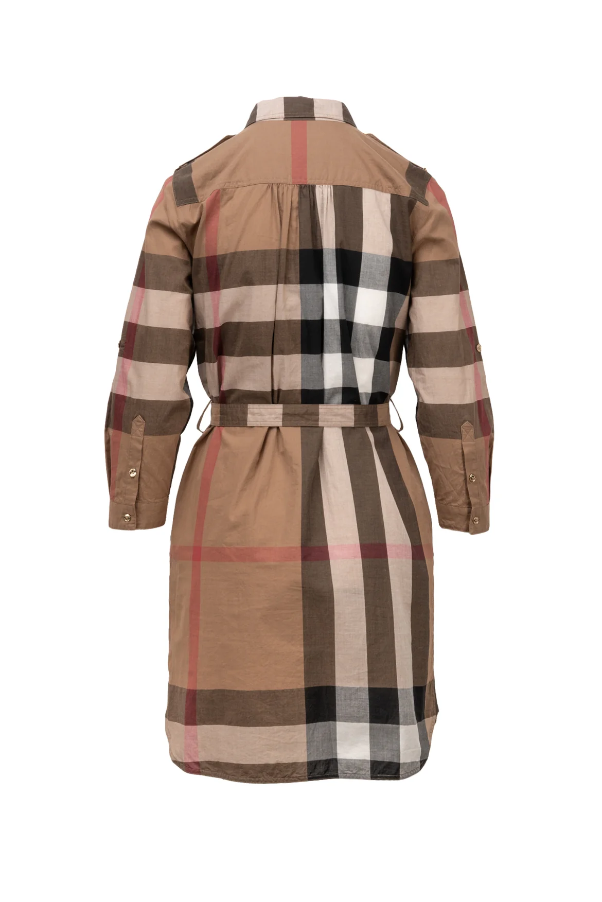 Burberry Size 4 Check Shirt Dress - Image 2
