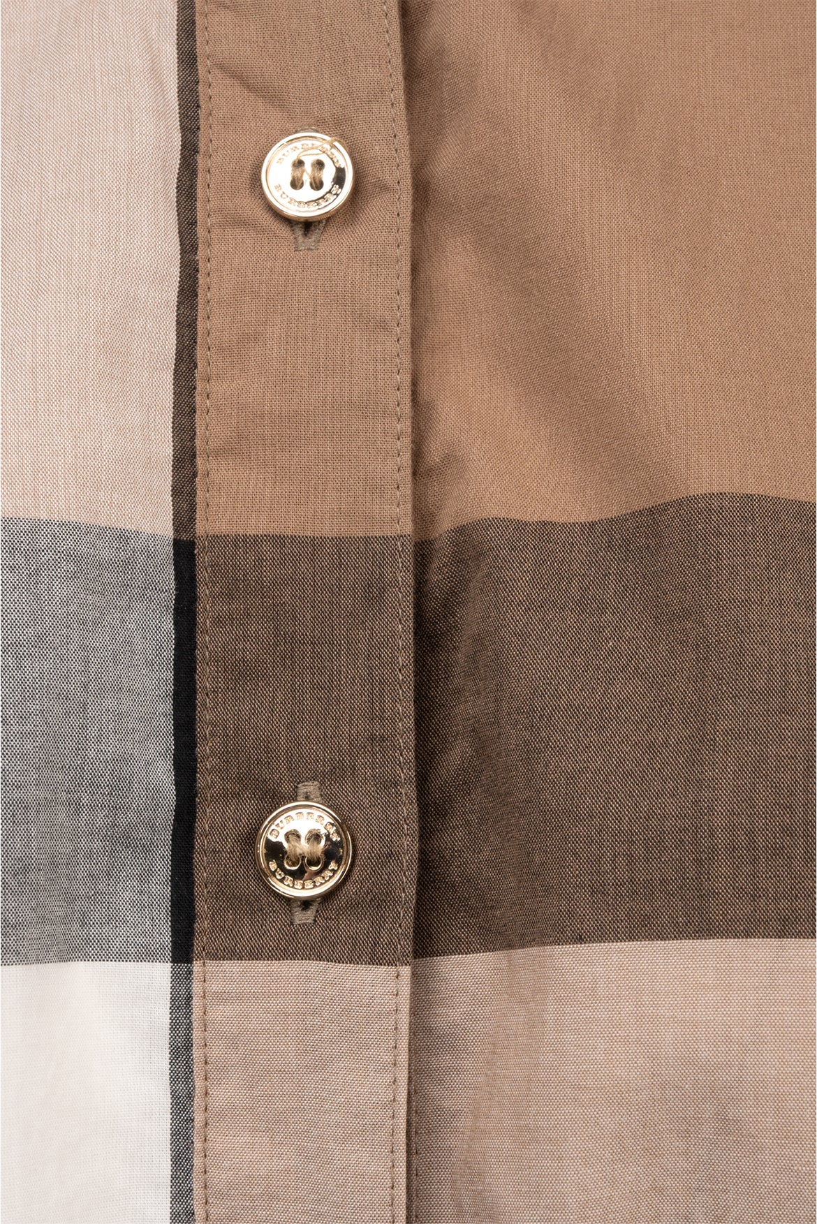 Burberry Size 4 Check Shirt Dress - Image 3