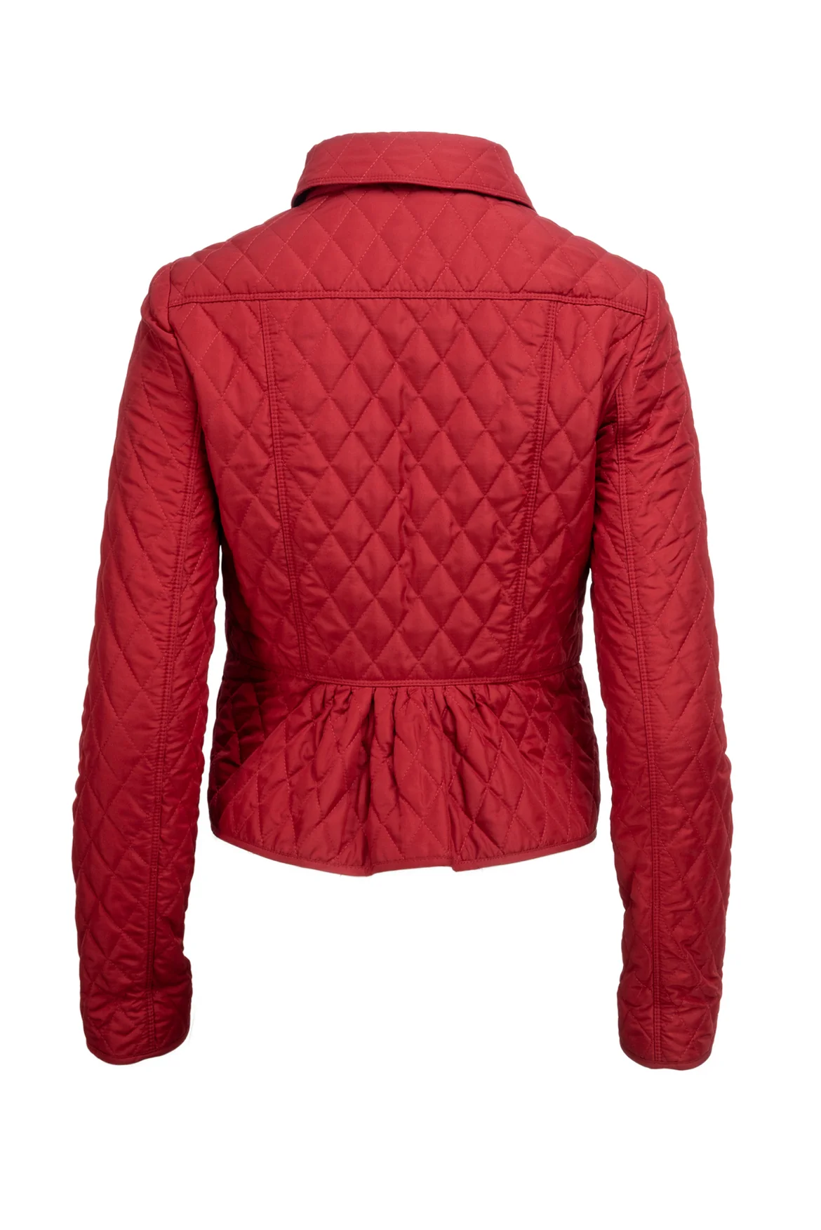 Burberry Size 4 Quilted Peplum Jacket - Image 2