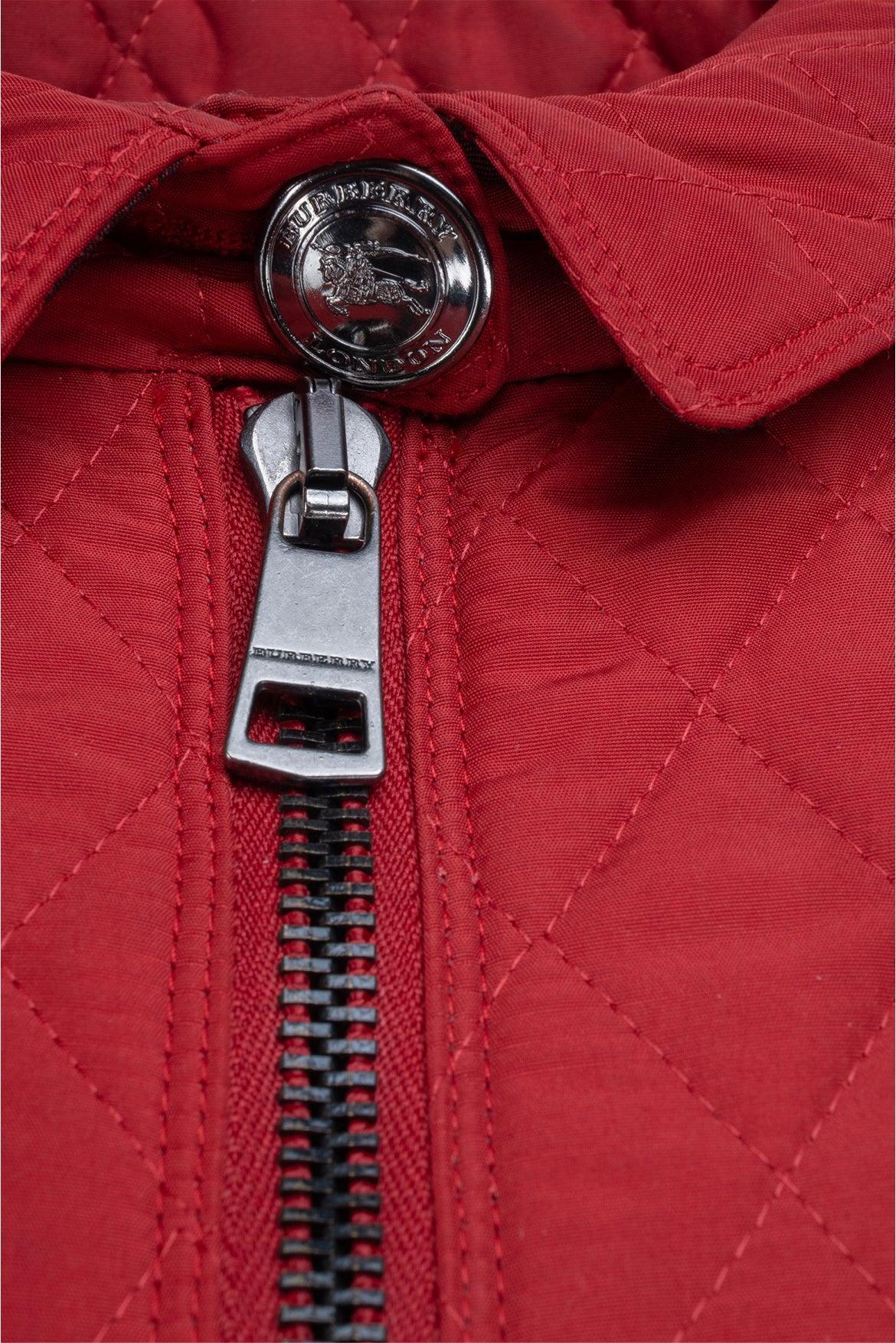 Burberry Size 4 Quilted Peplum Jacket - Image 3