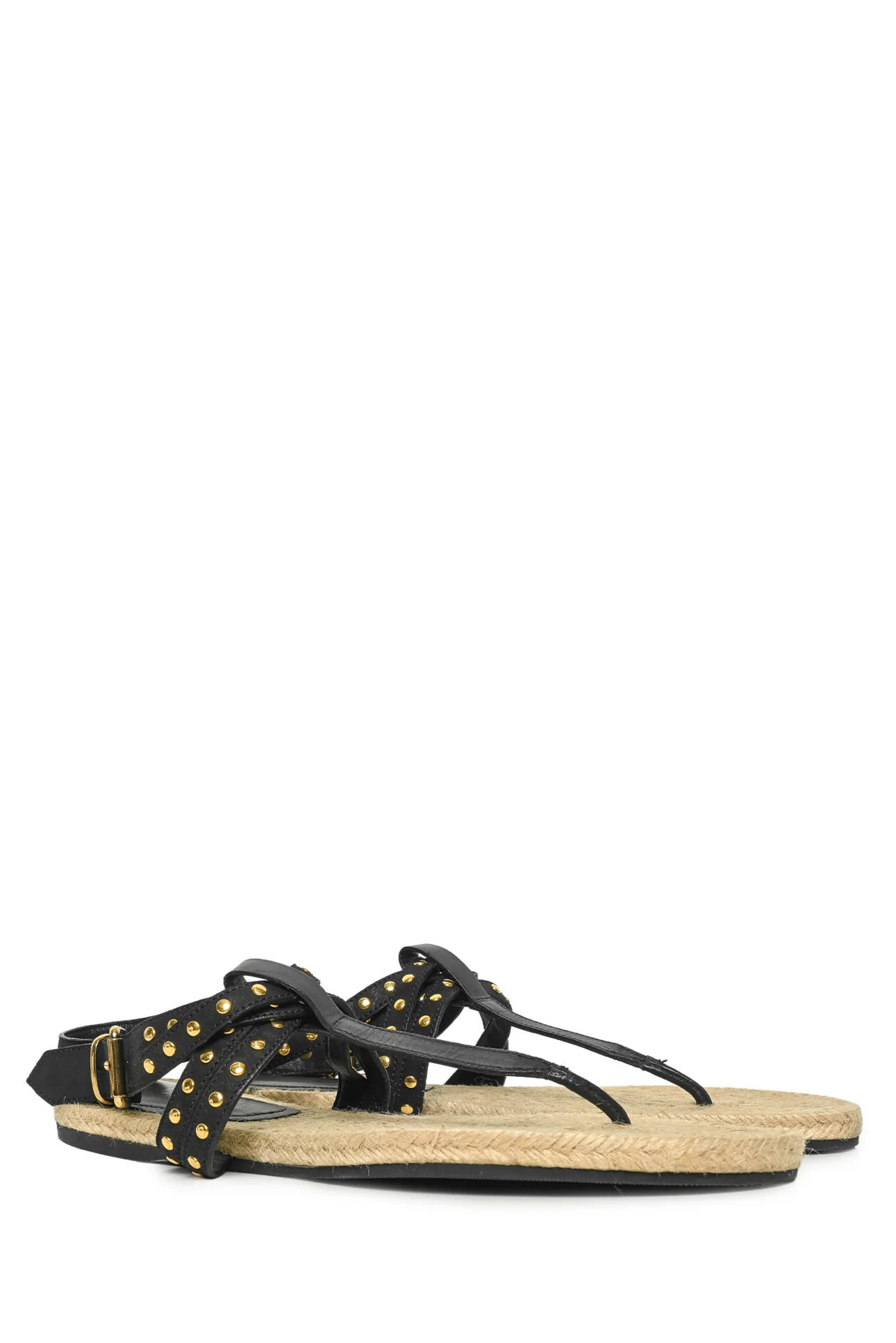 Burberry Size 40.5 Espadrille Studded Sandals - Image 2