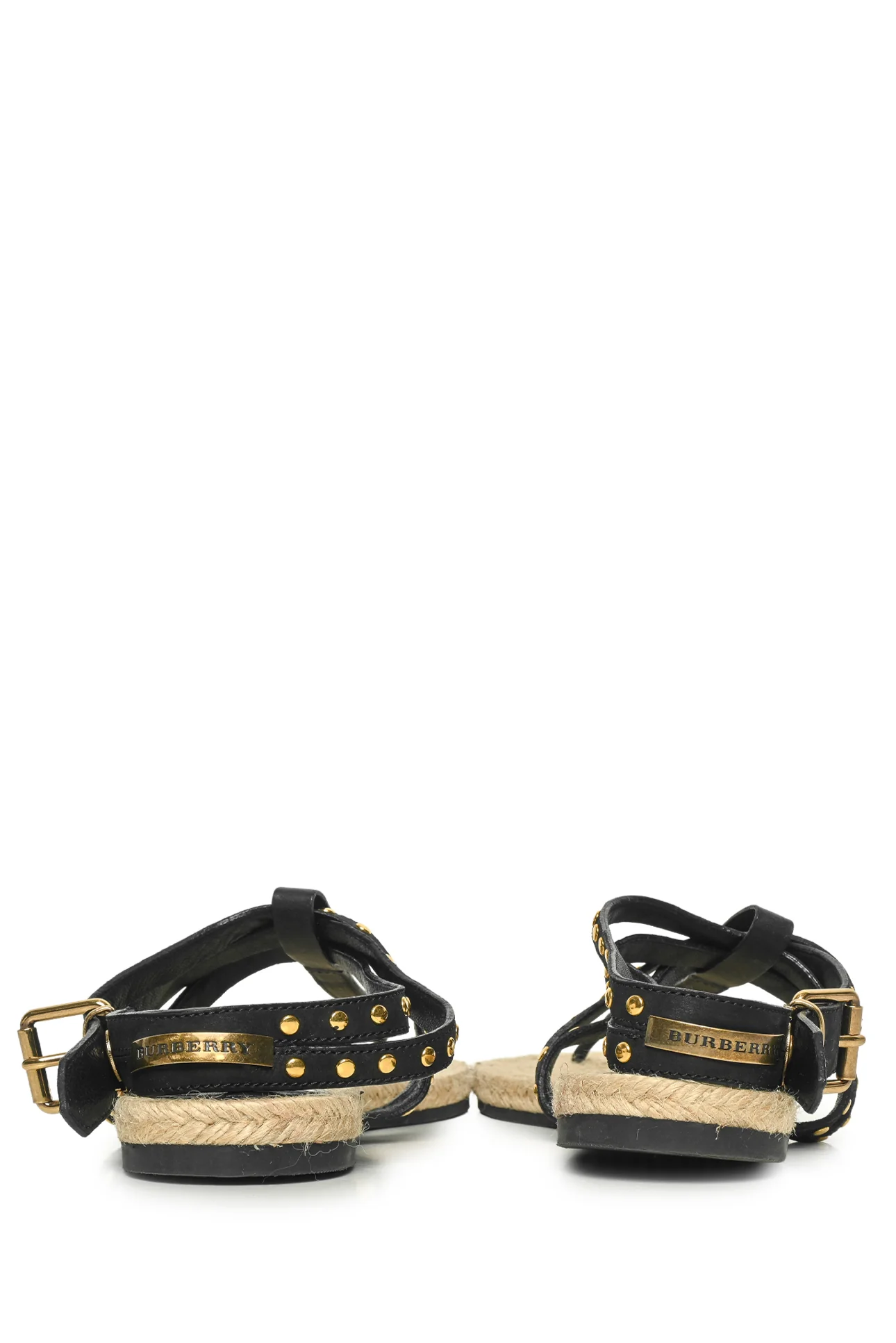 Burberry Size 40.5 Espadrille Studded Sandals - Image 6