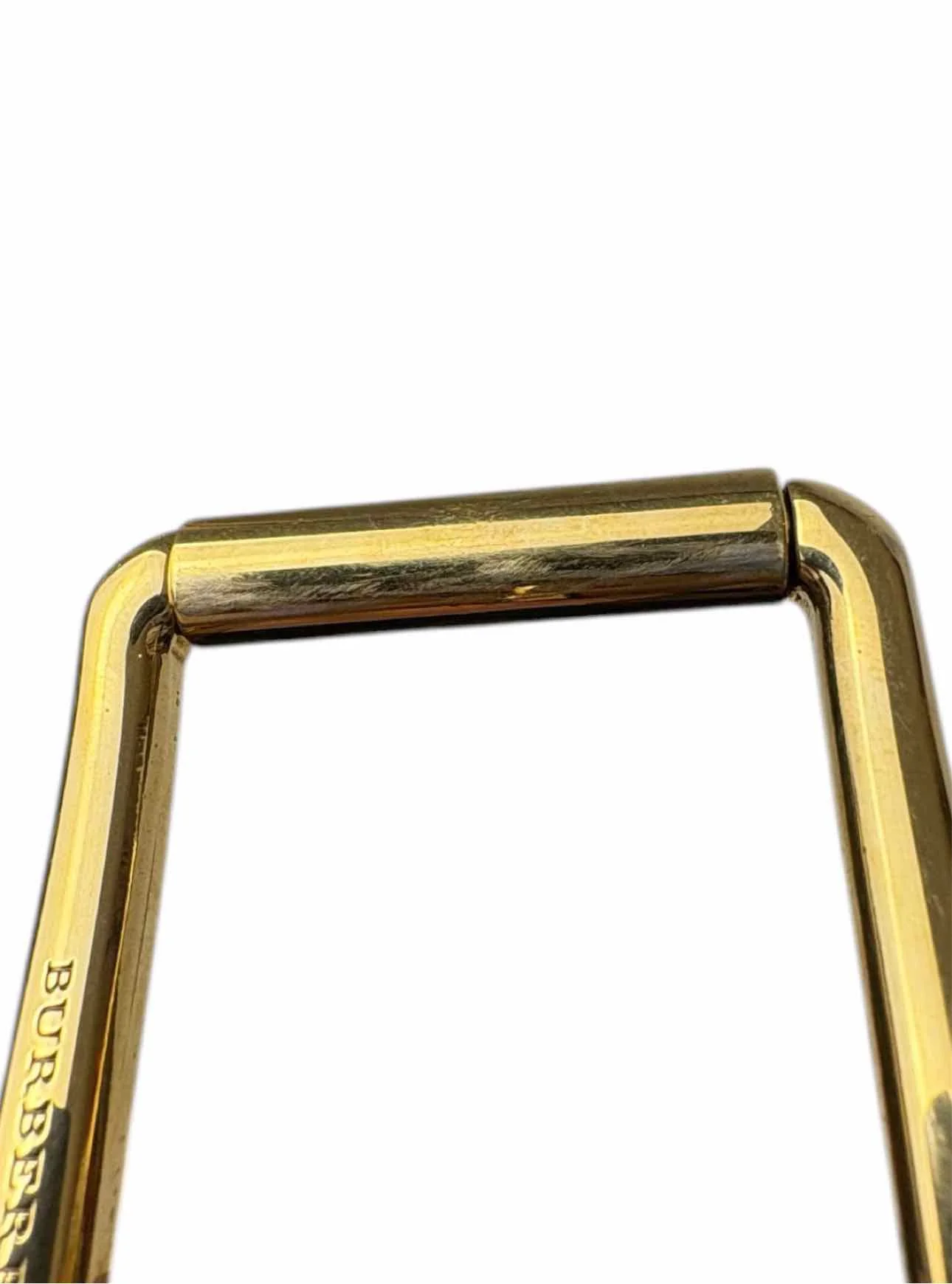 Burberry Size 40 Canvas & Leather Plaid Belt - Image 4