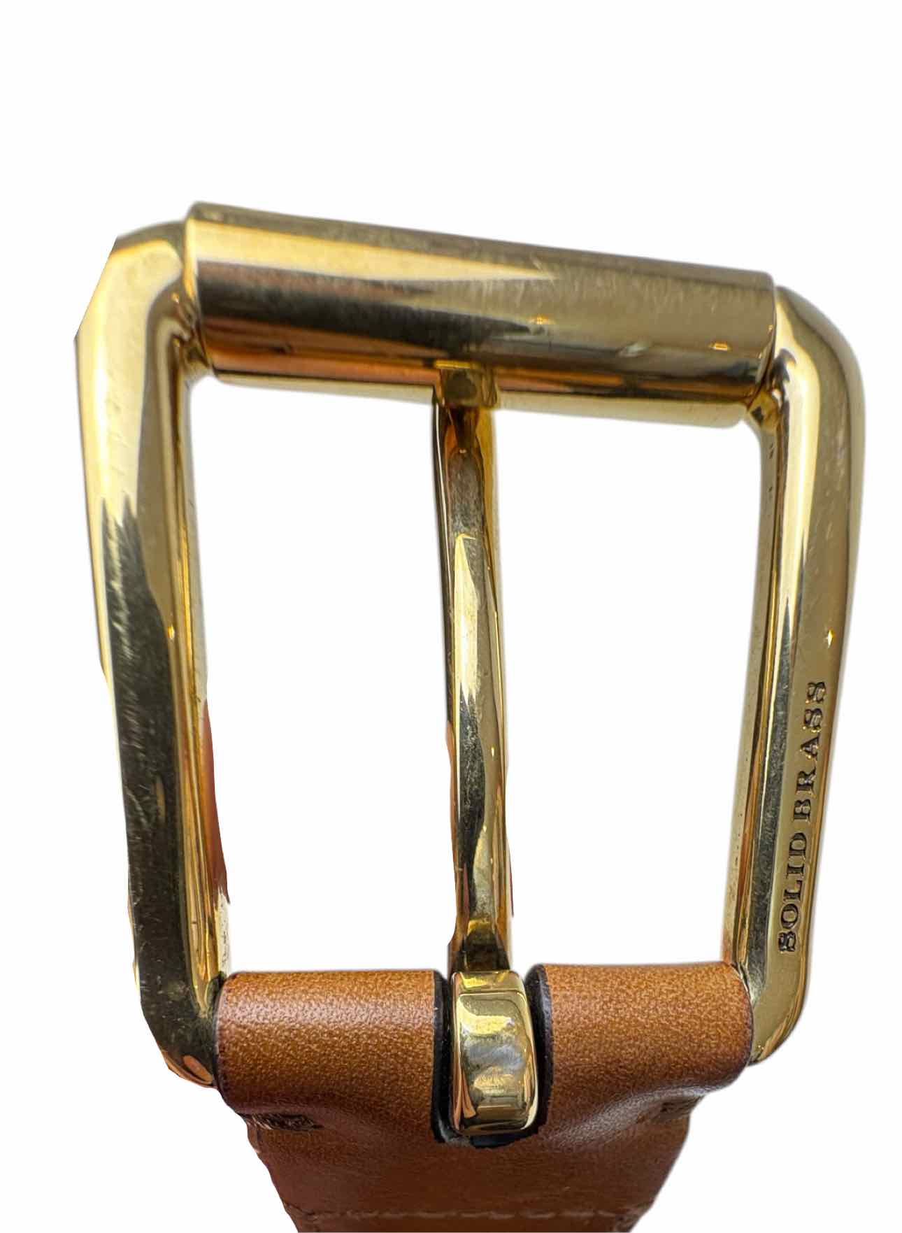 Burberry Size 40 Canvas & Leather Plaid Belt - Image 5
