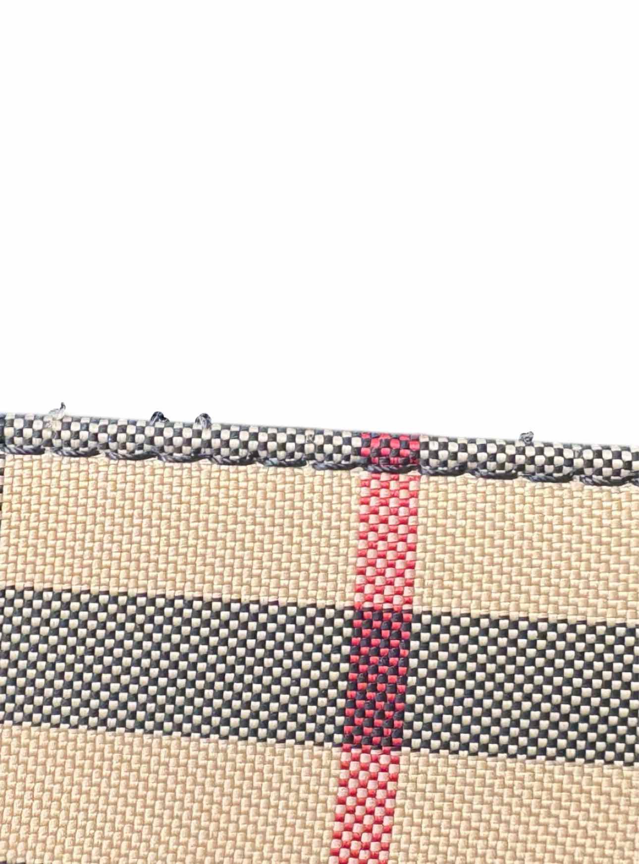 Burberry Size 40 Canvas & Leather Plaid Belt - Image 7