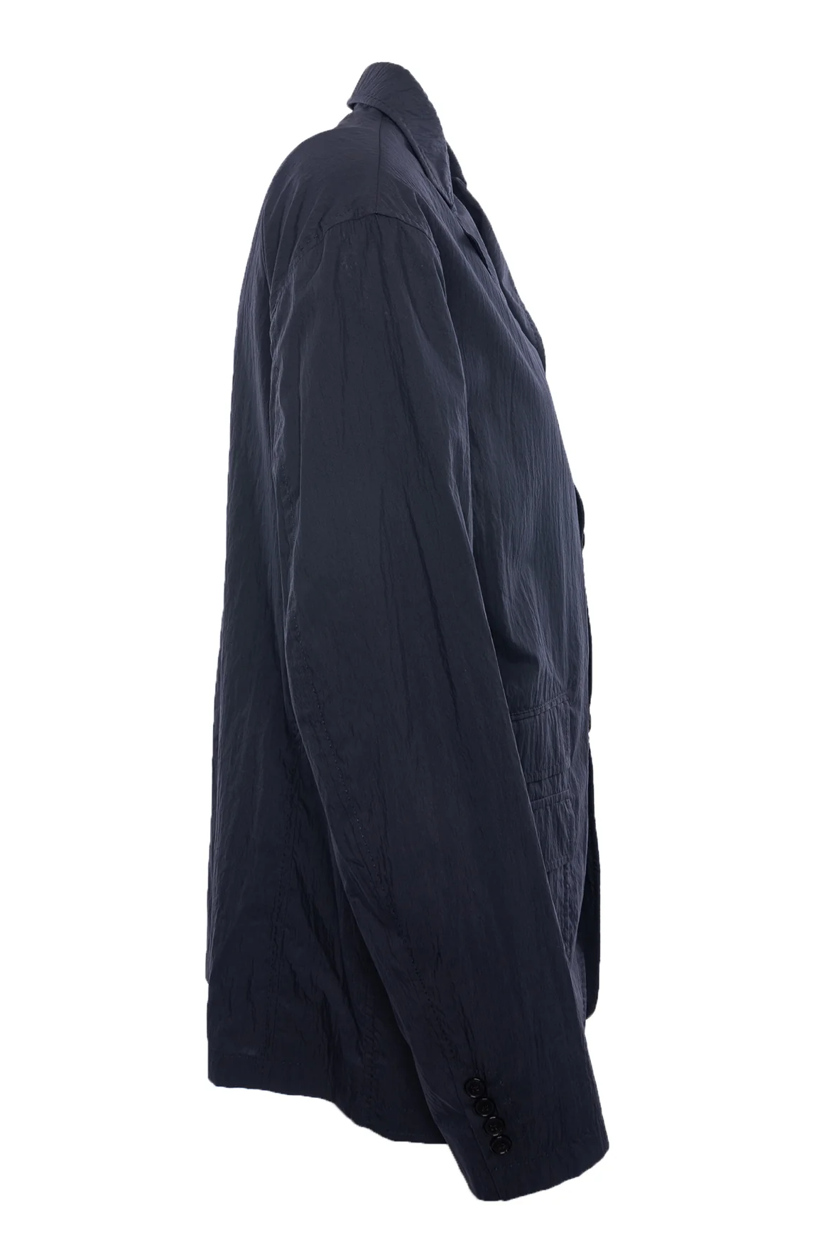 Burberry Size 42 Men's Crinkled Cotton Blend Tailored Jacket - Image 3