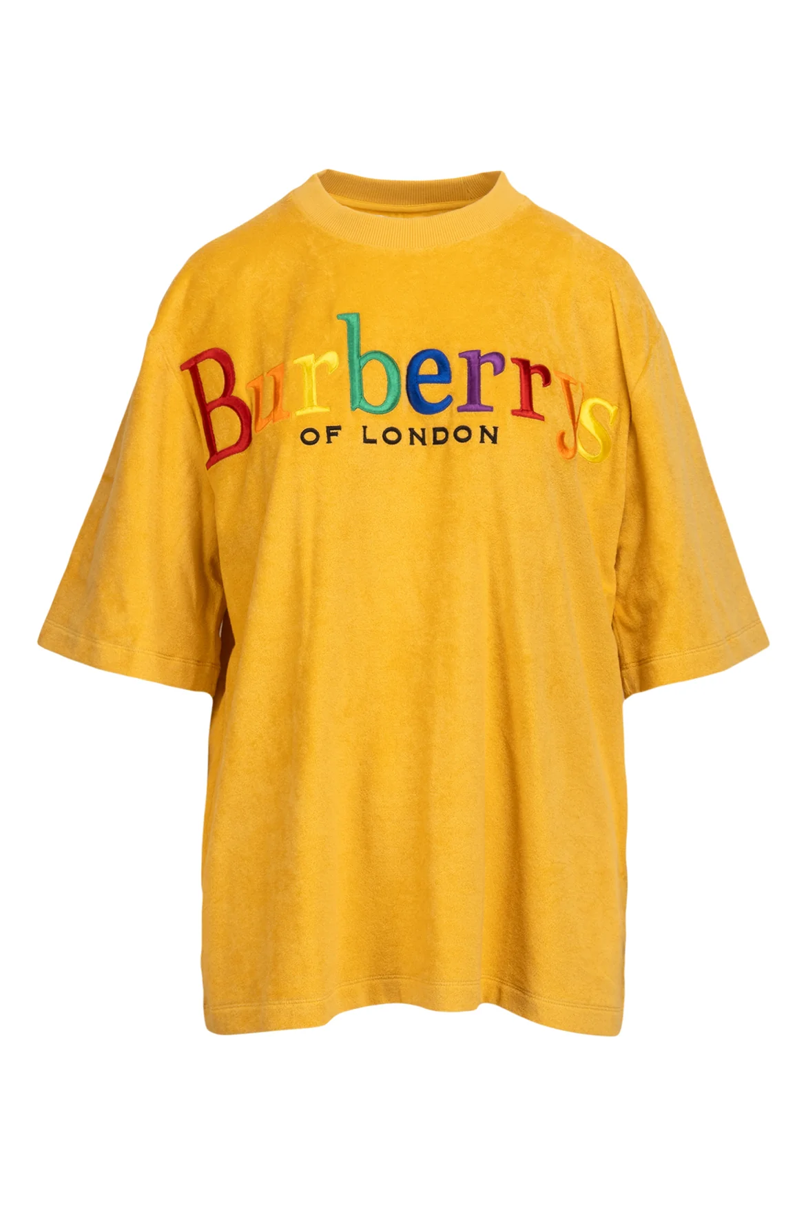 Burberry Size M Men's Logo Towel T-shirt