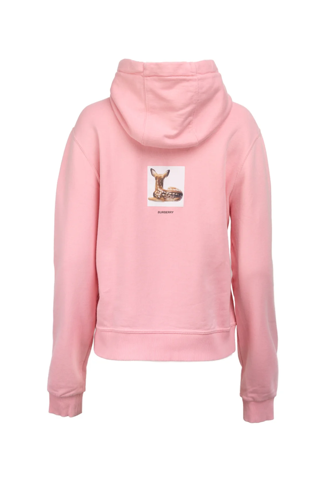 Burberry Size XS Deer Graphic Cropped Sweatshirt - Image 2