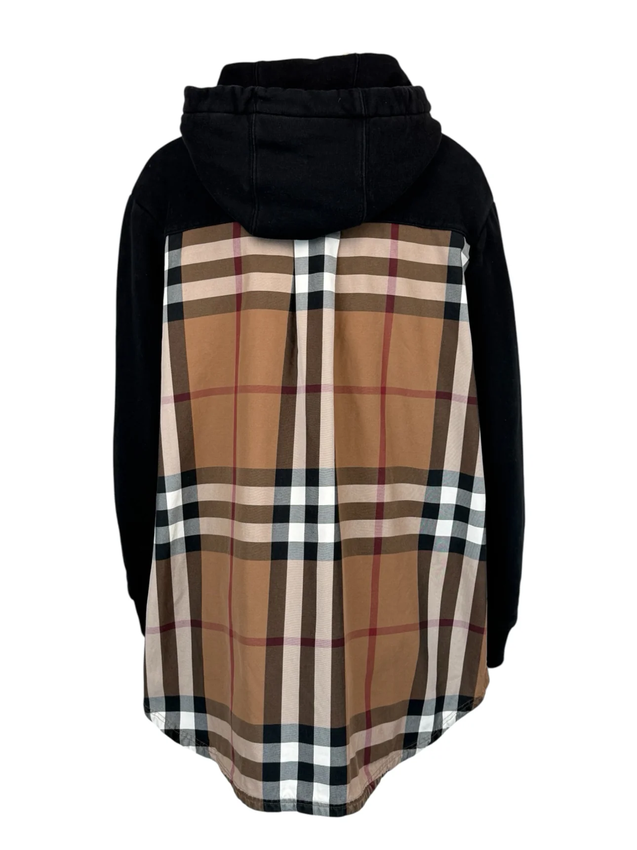 Burberry Size XS Plaid Back Sweatshirt - Image 2