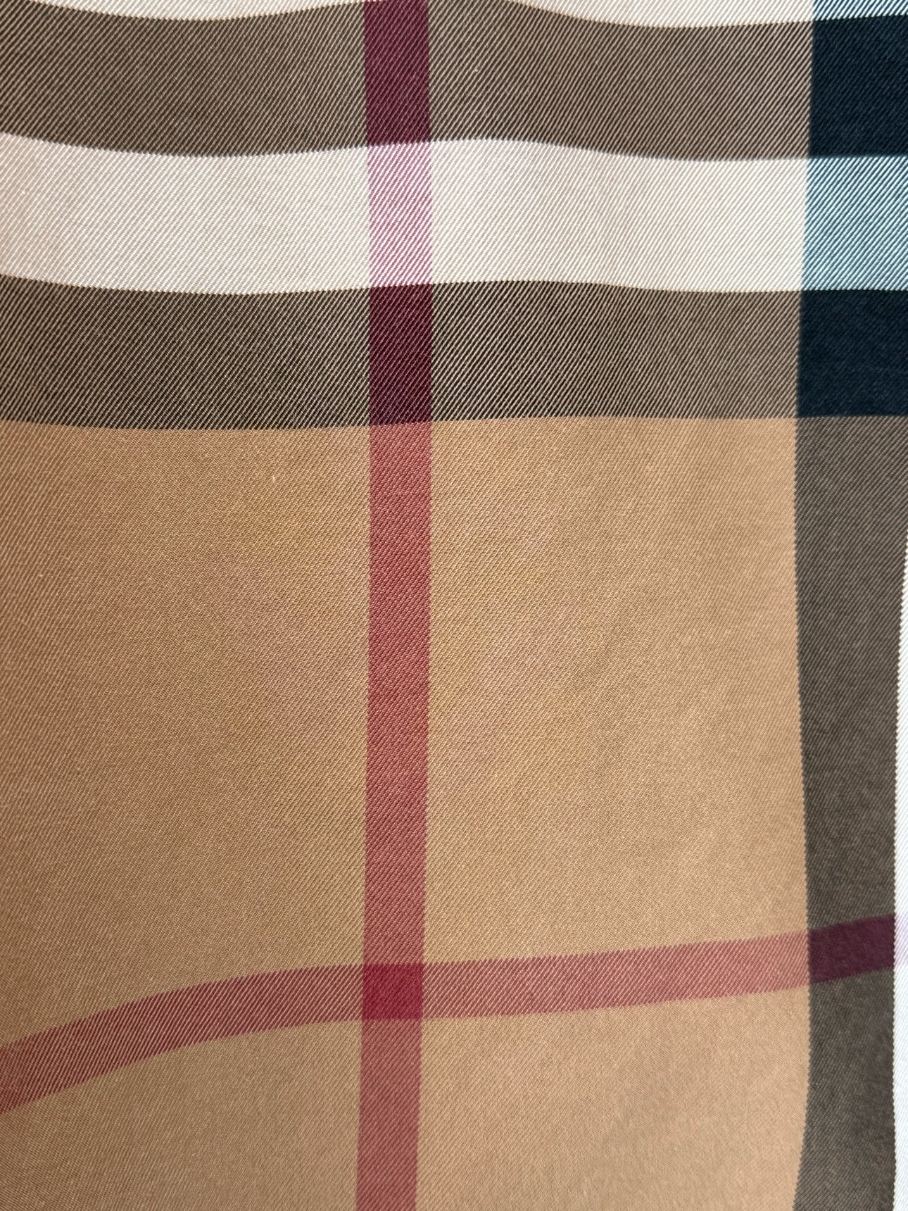 Burberry Size XS Plaid Back Sweatshirt - Image 4