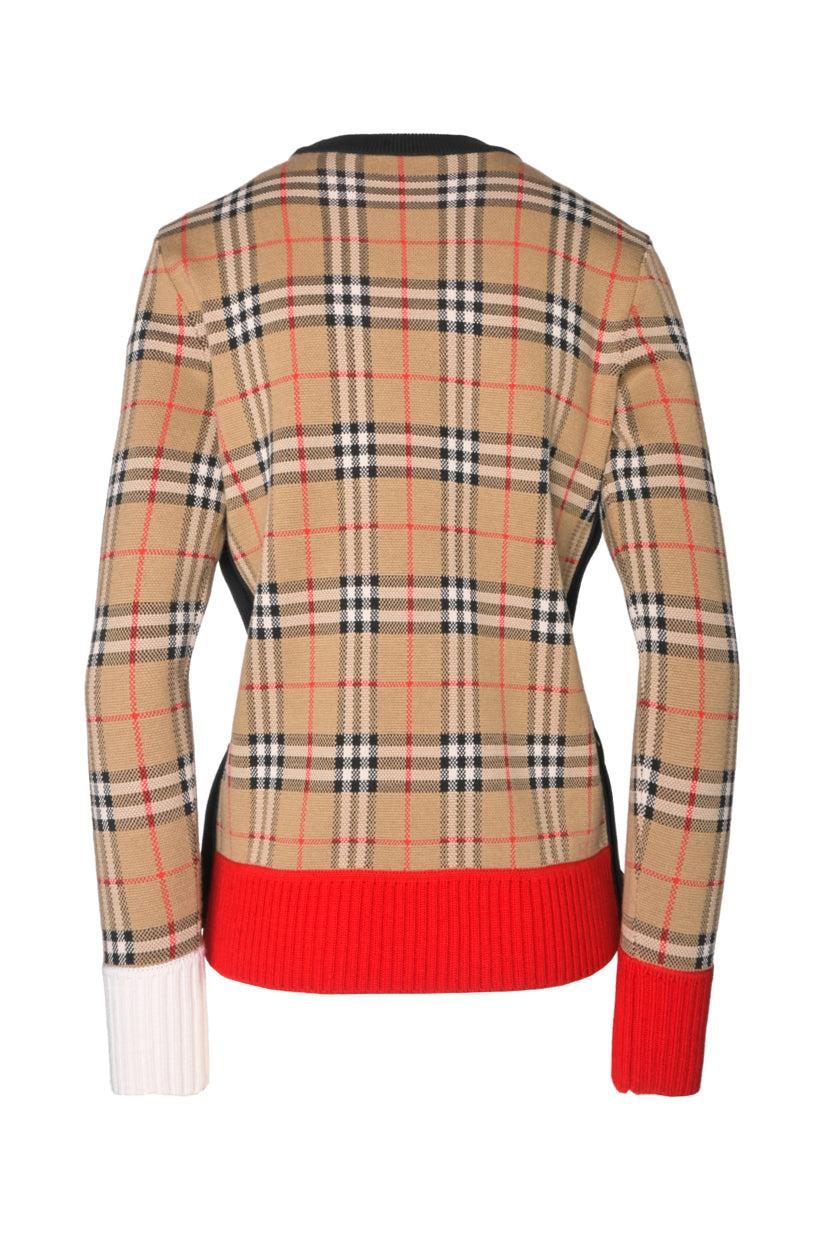 Burberry Size XS Zambezi Check Wool Sweater - Image 2