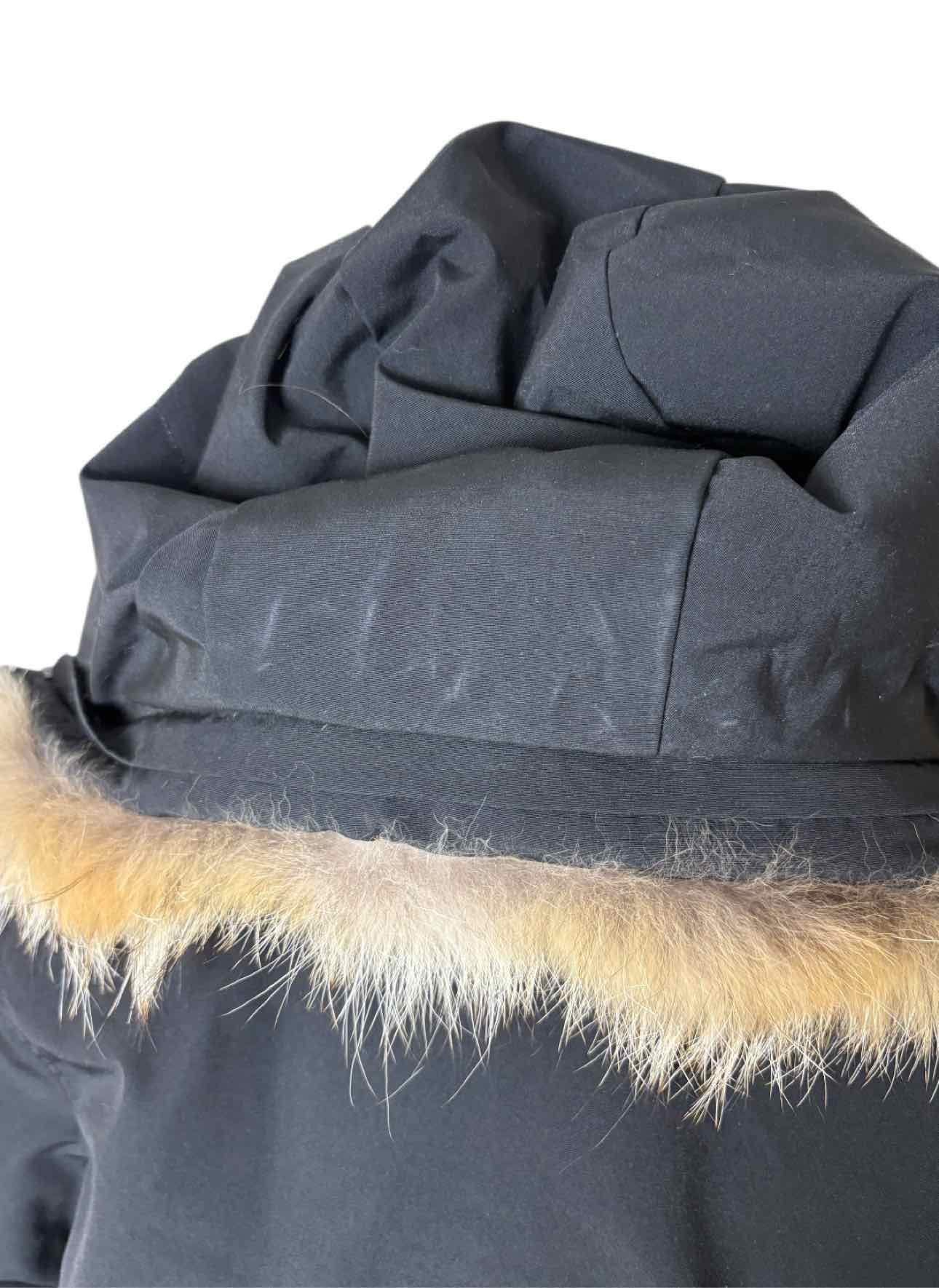 Canada Goose Coyote Fur Trim Hood Size S Coat - Image 4