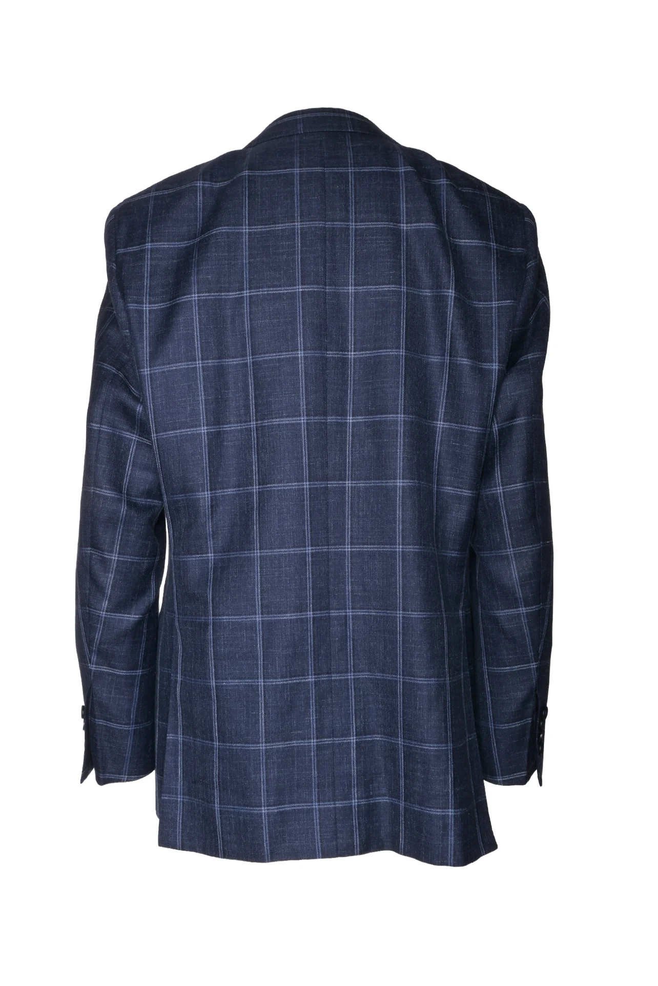 Canali Size 38 Men's Wool, Silk & Linen Blend 2 Button Blazer - Image 2
