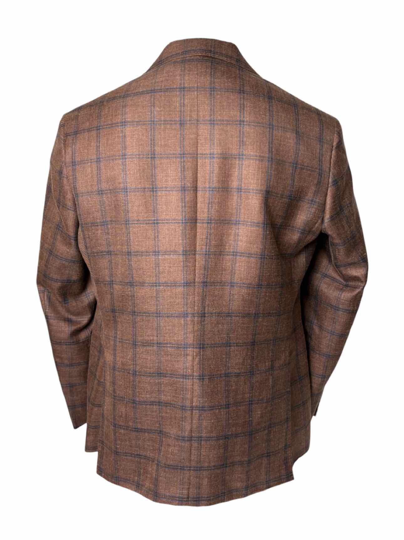 Canali Size 40 Men's Check Wool Blend Blazer - Image 2