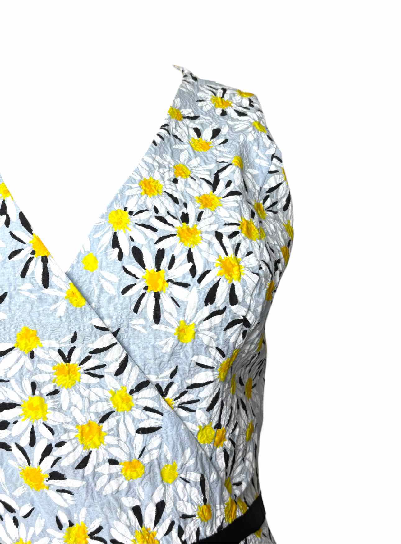 Carolina Herrera Size 8 Floral Cotton Sleeveless  Dress - Image 3