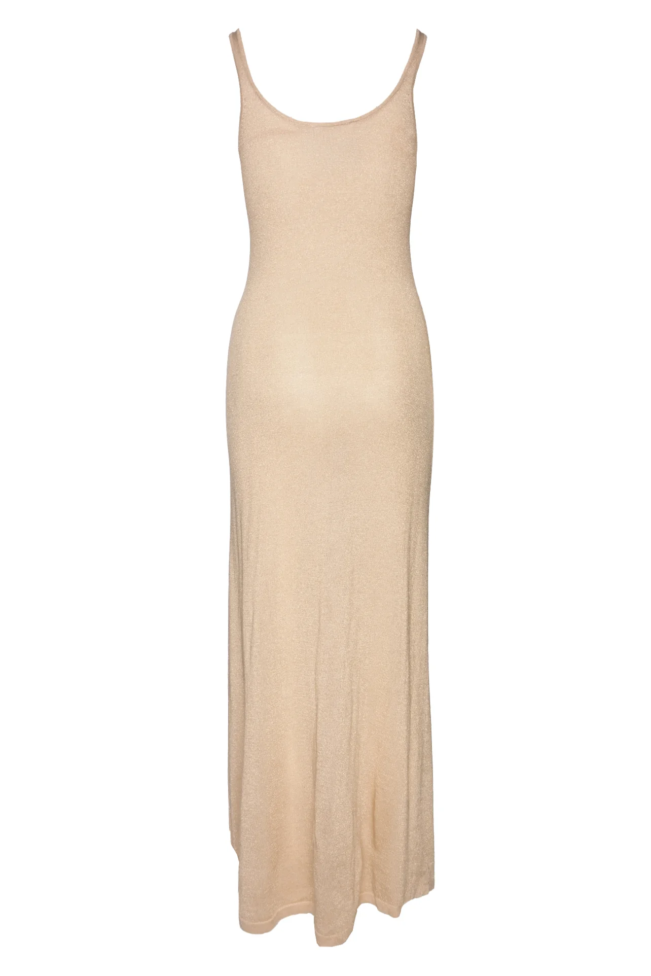 Caroline Constas Size M Crochet Floral Applique Metallic Knit Maxi Dress - Image 2