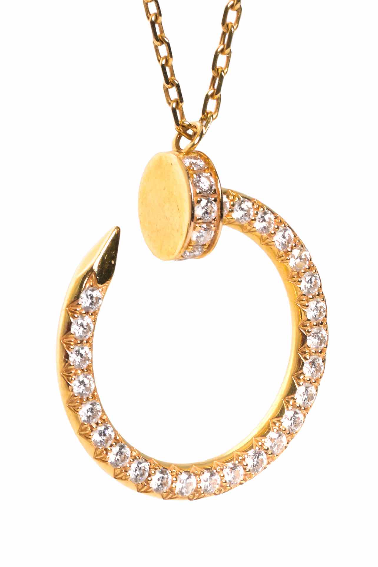 Cartier 2021 Juste Un Clou Diamond Pendant Necklace - Image 3
