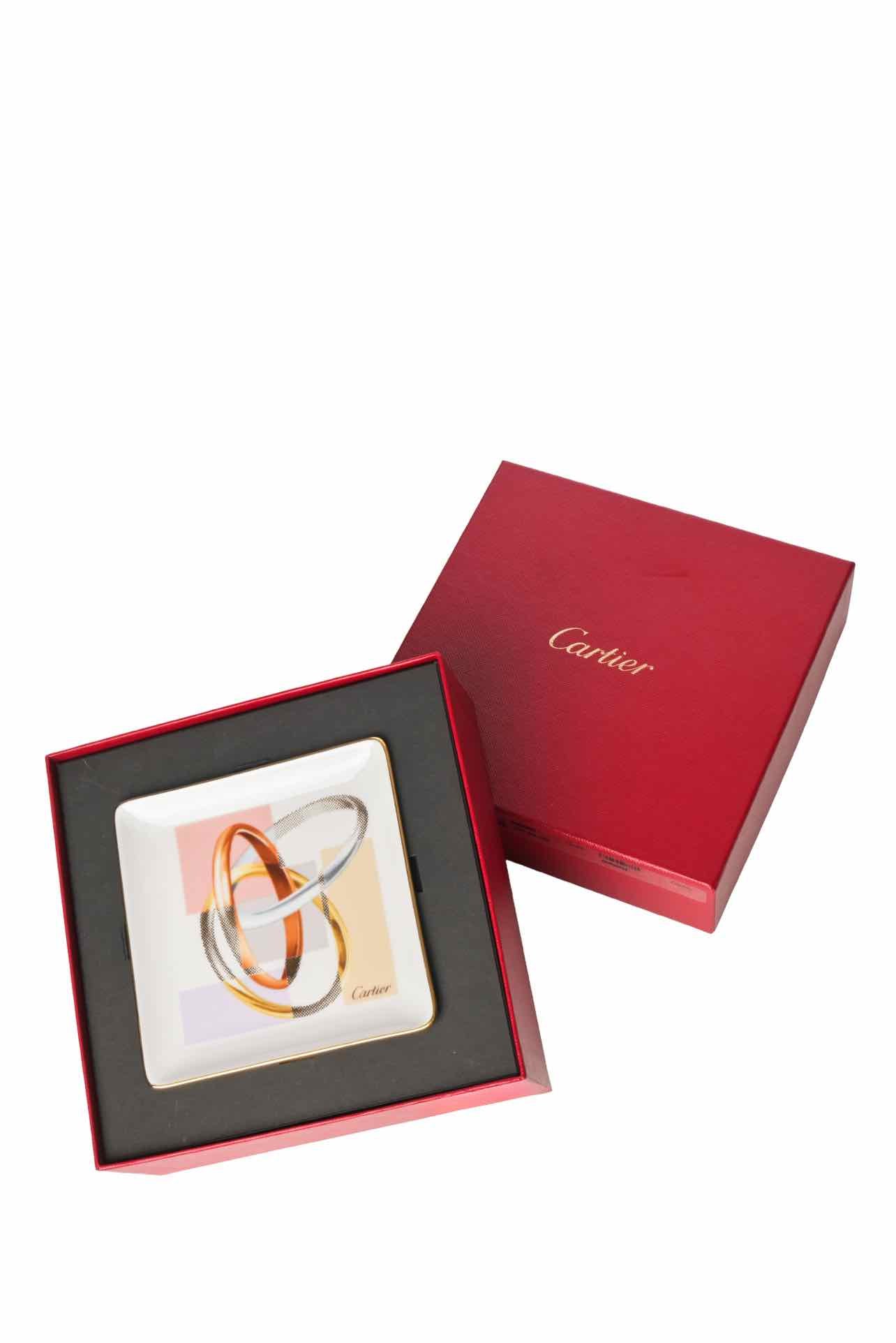 Cartier Porcelain Ring Jewelry Plate - Image 4